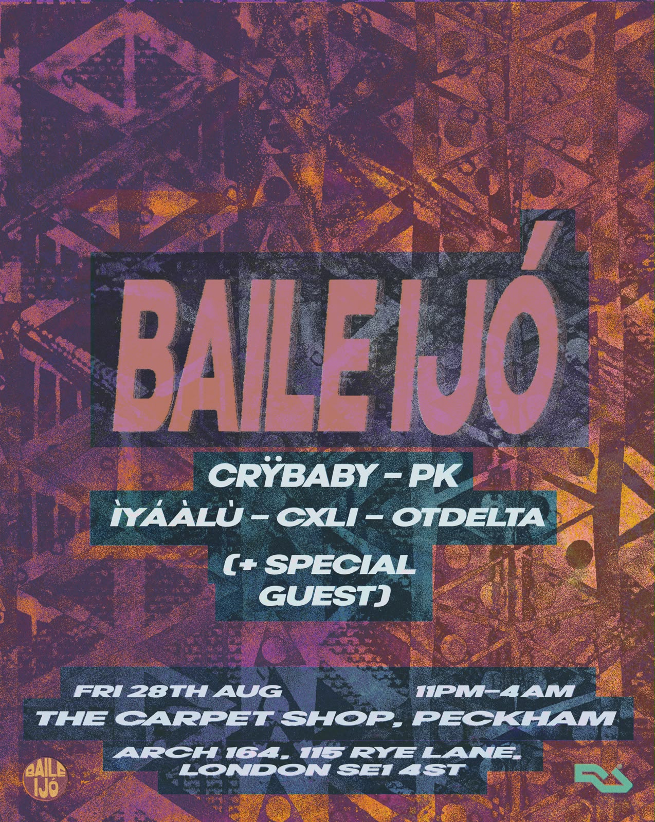 Baile Ijó presents Crÿbaby, PK + Special Guest