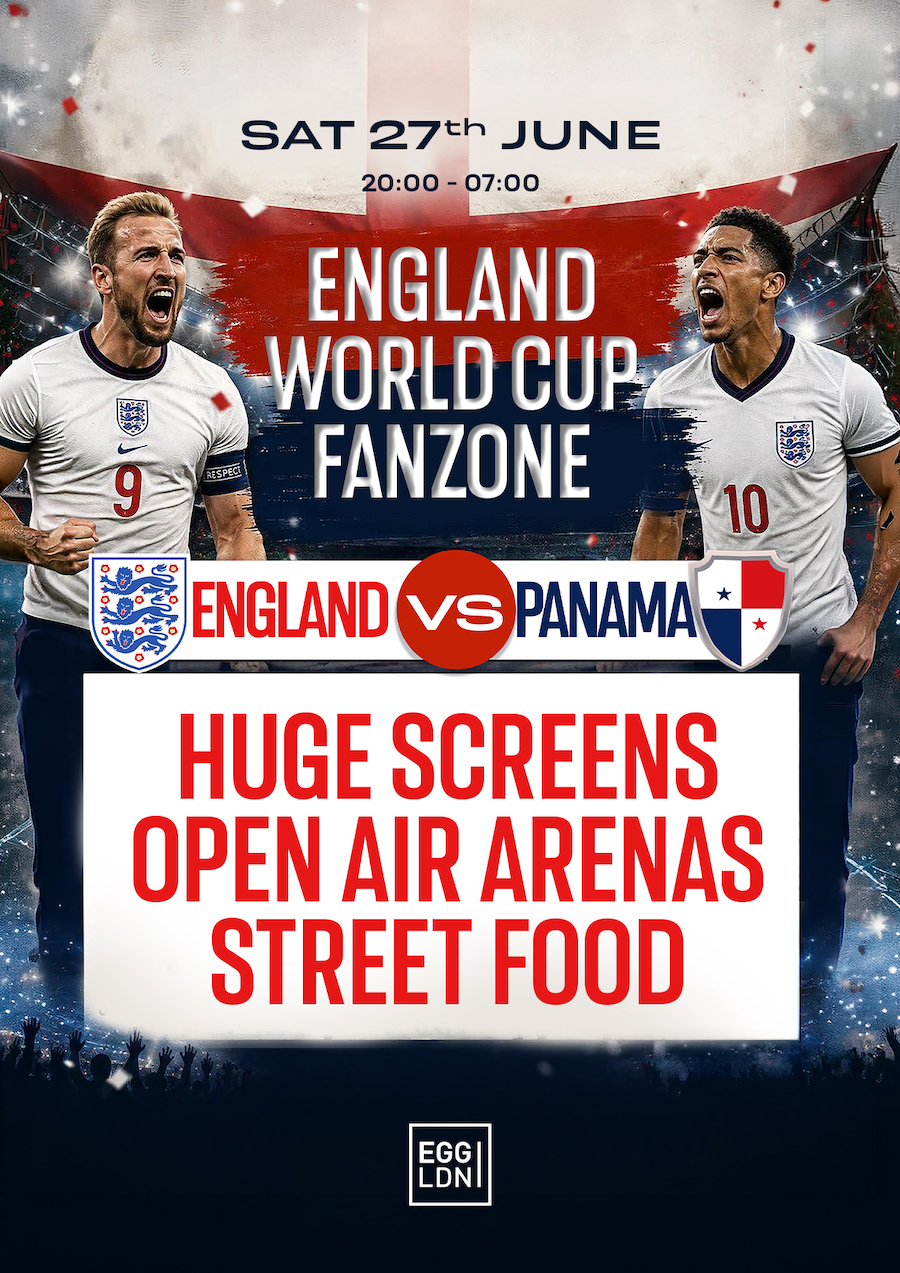 Egg Pres: England play Panama Fanzone / Free showing