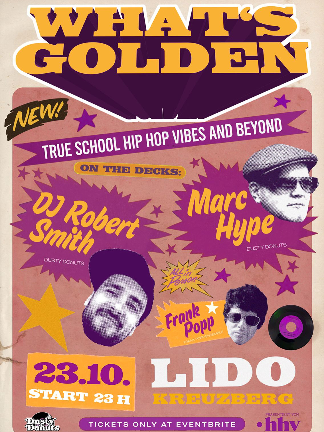 What's Golden - True School Hip Hop with DJ Robert Smith, Marc Hype & Frank Popp