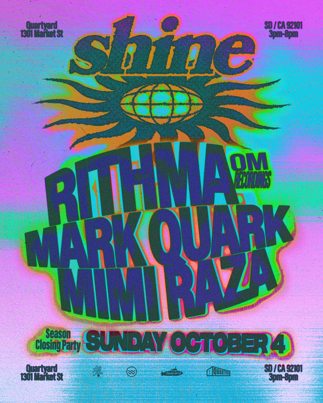 Shine: Rithma, Mark Quark, & Mimi Raza