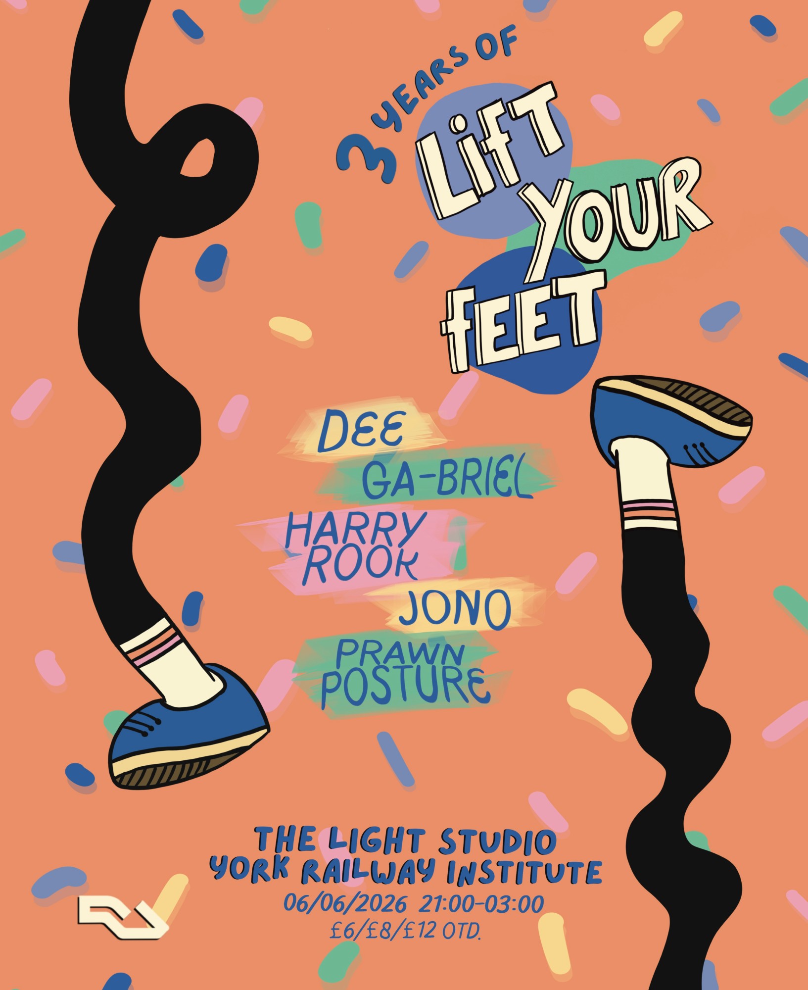 Lift Your Feet 3rd Birthday - York Party