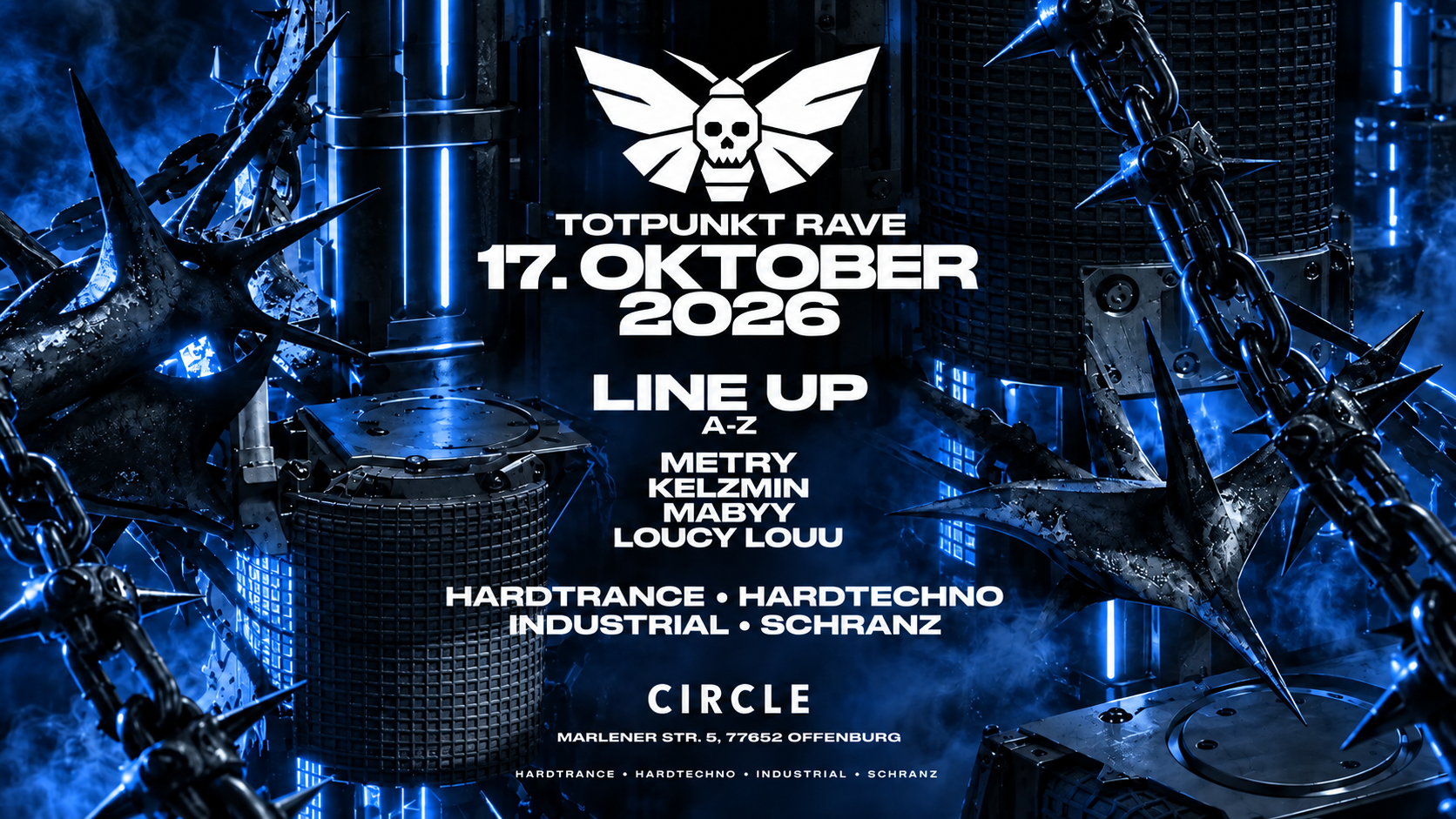 TOTPUNKT RAVE - HARDTECHNO / INDUSTRIAL / SCHRANZ / GROOVE