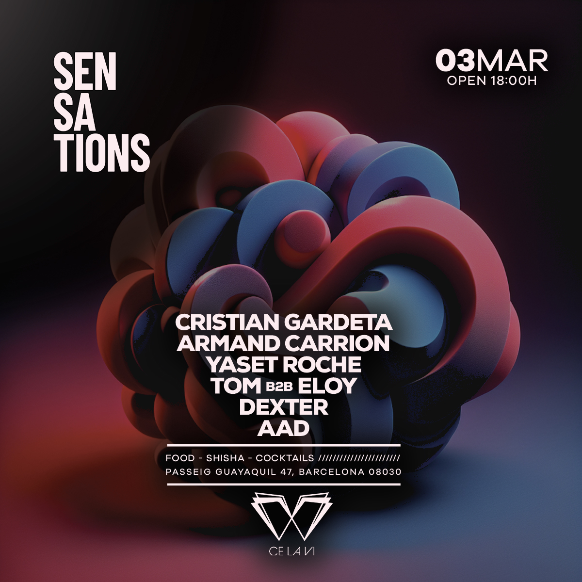 Sensations Tardeo pres. Cristian Gardeta & Local Talents