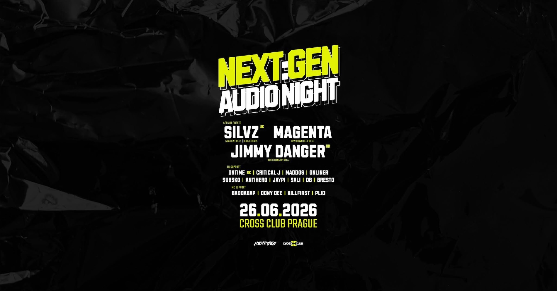 Taggy Matcher ‎– Next Episode‼️ Next:Gen Audio Label Night at Cross Club, Prague