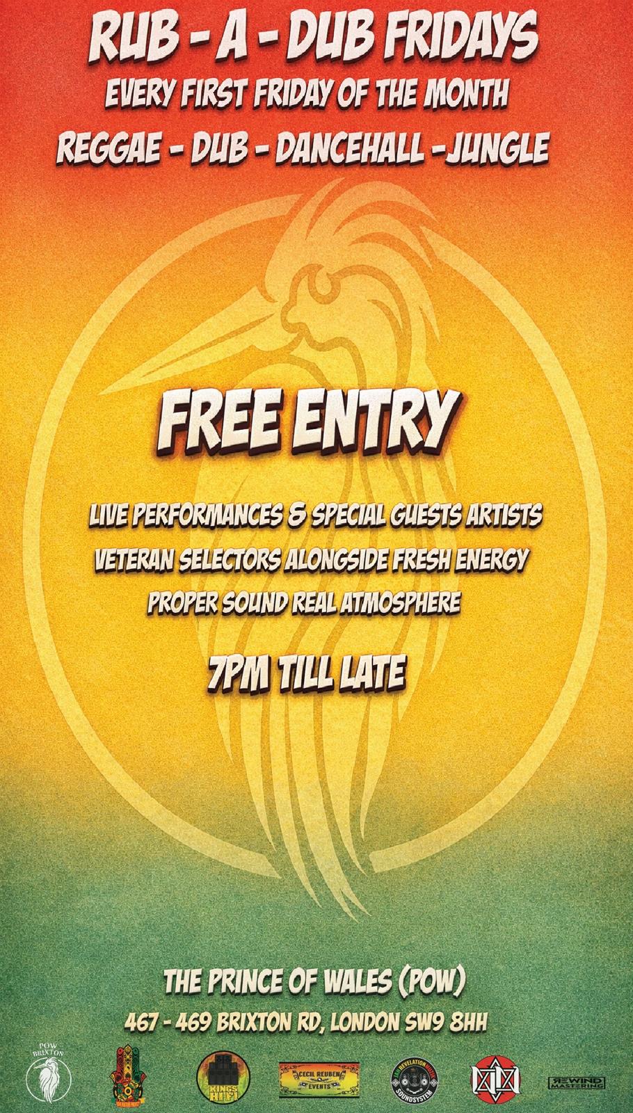 Rub - A - Dub Fridays at Prince of Wales