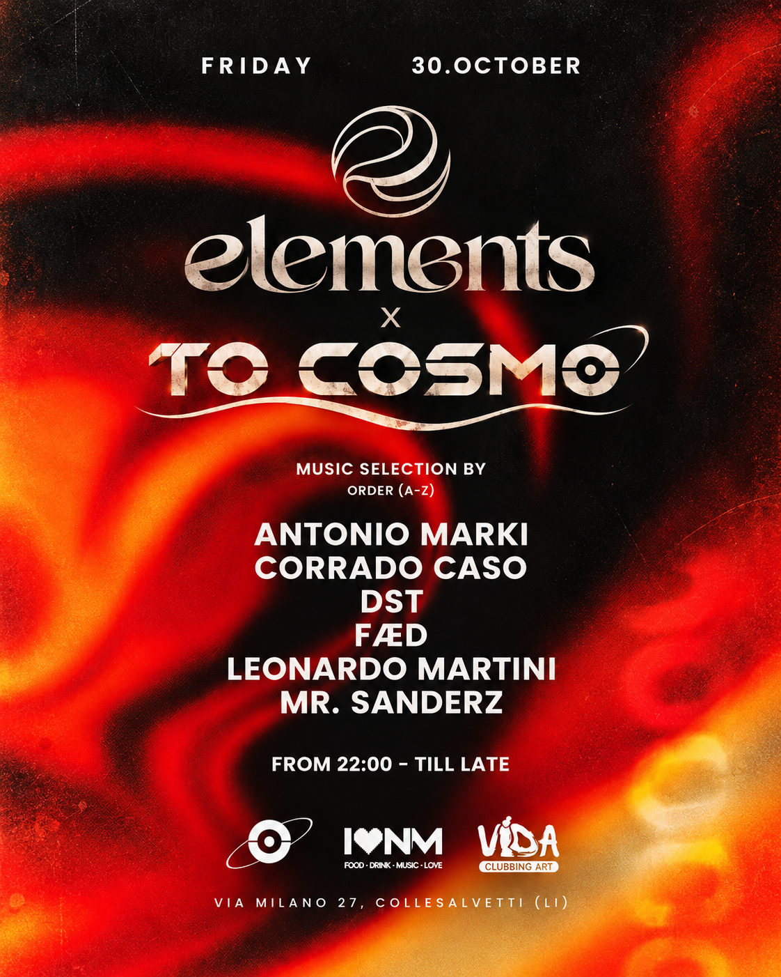 Elements X TO Cosmo