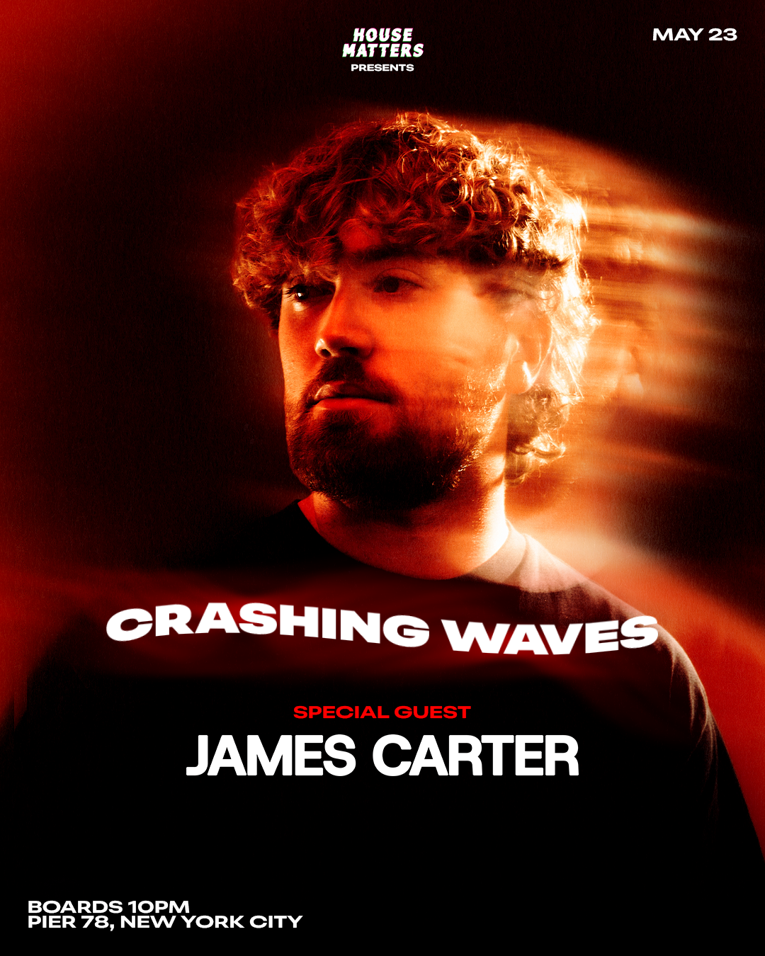 House Matters: JAMES CARTER - Crashing Waves Boat Party