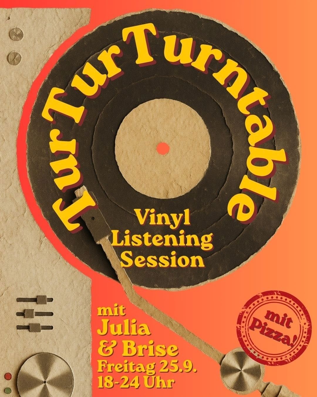 Turtur Turntable - Vinyl Listening Session