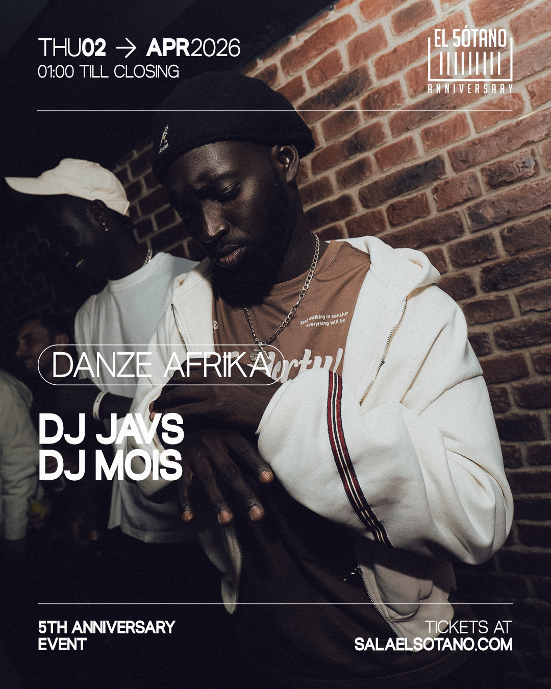 DANZE AFRIKA: DJ Javs, DJ Mois