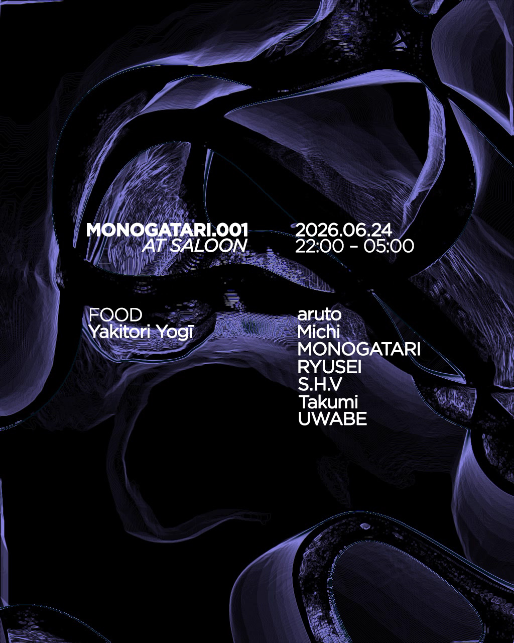 MONOGATARI.001 at Saloon, Tokyo