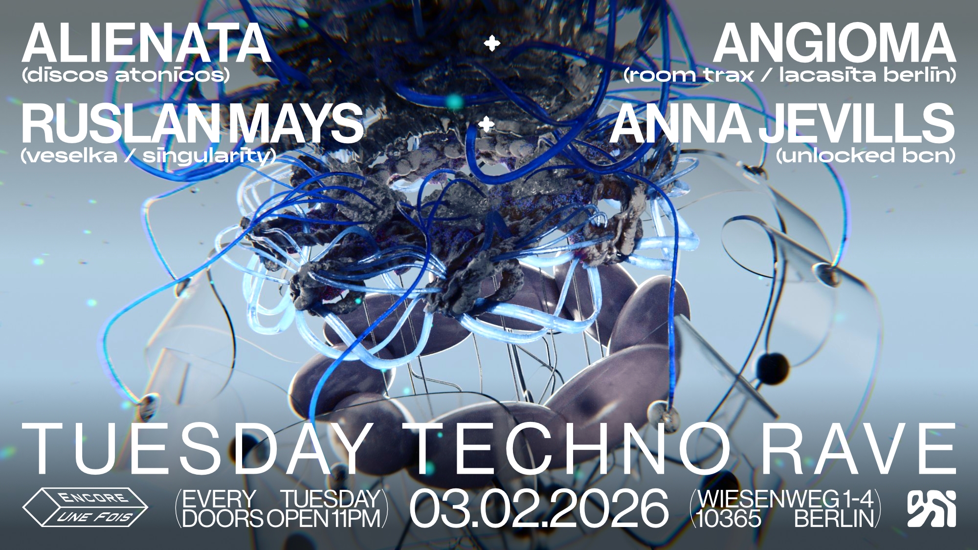 ✦encore.une.fois✦ / TUESDAY TECHNO RAVE