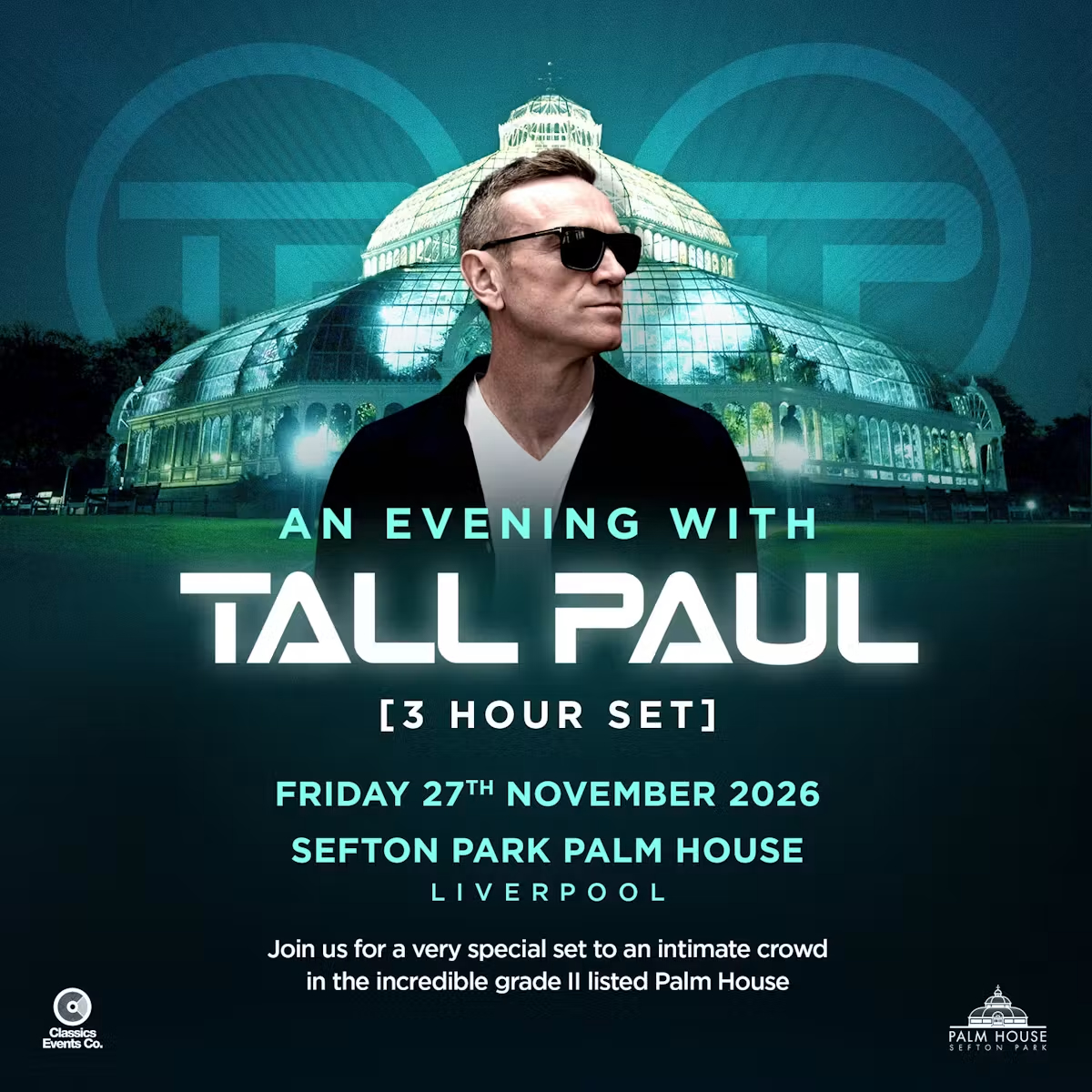 An Evening With Tall Paul at The Palm House - Liverpool