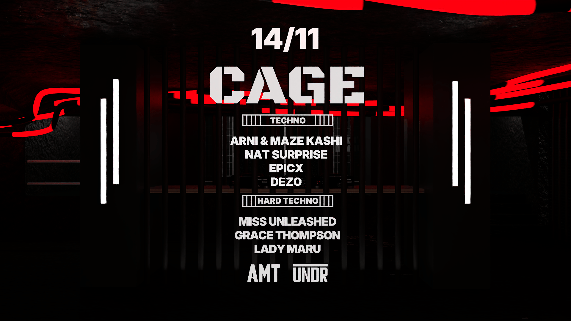 CAGE by UNDR: Techno / Hard Techno [Kinky]