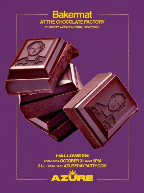 Azure presents: Bakermat - The Chocolate Factory