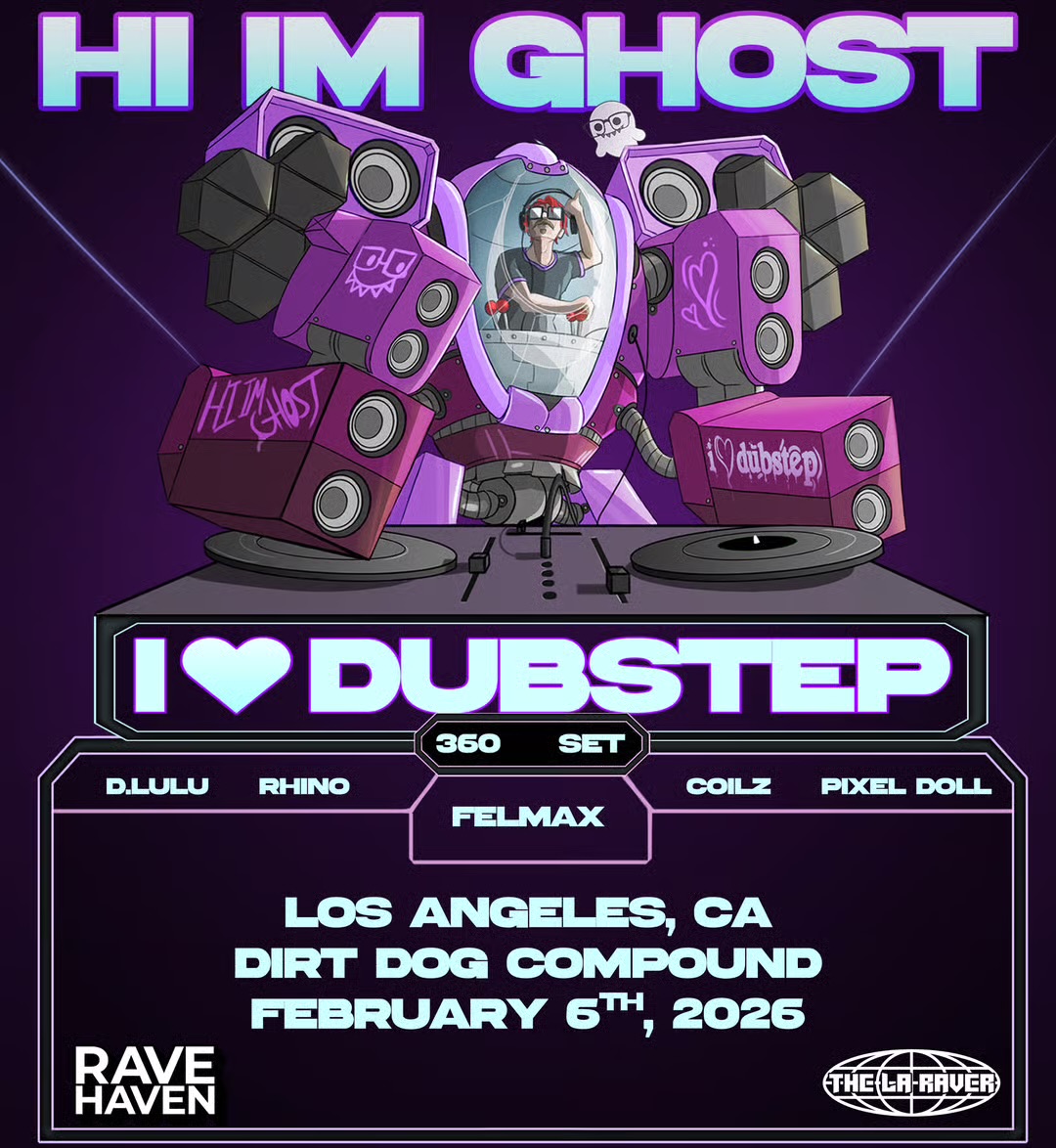 Hi I'm Ghost: I <3 Dubstep Tour at The Compound by Dirt Dog