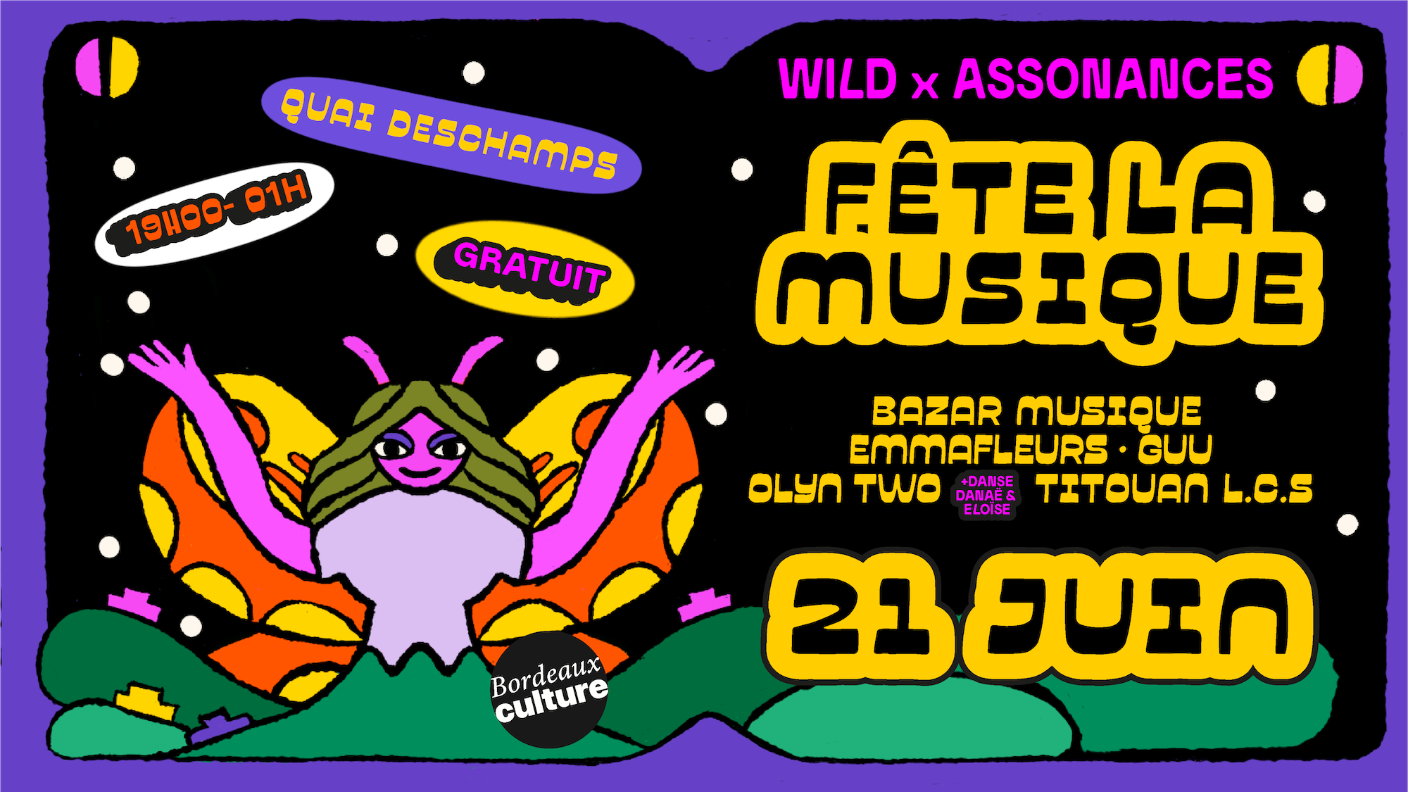 FÊTE LA MUSIQUE - WILD x ASSONNANCES