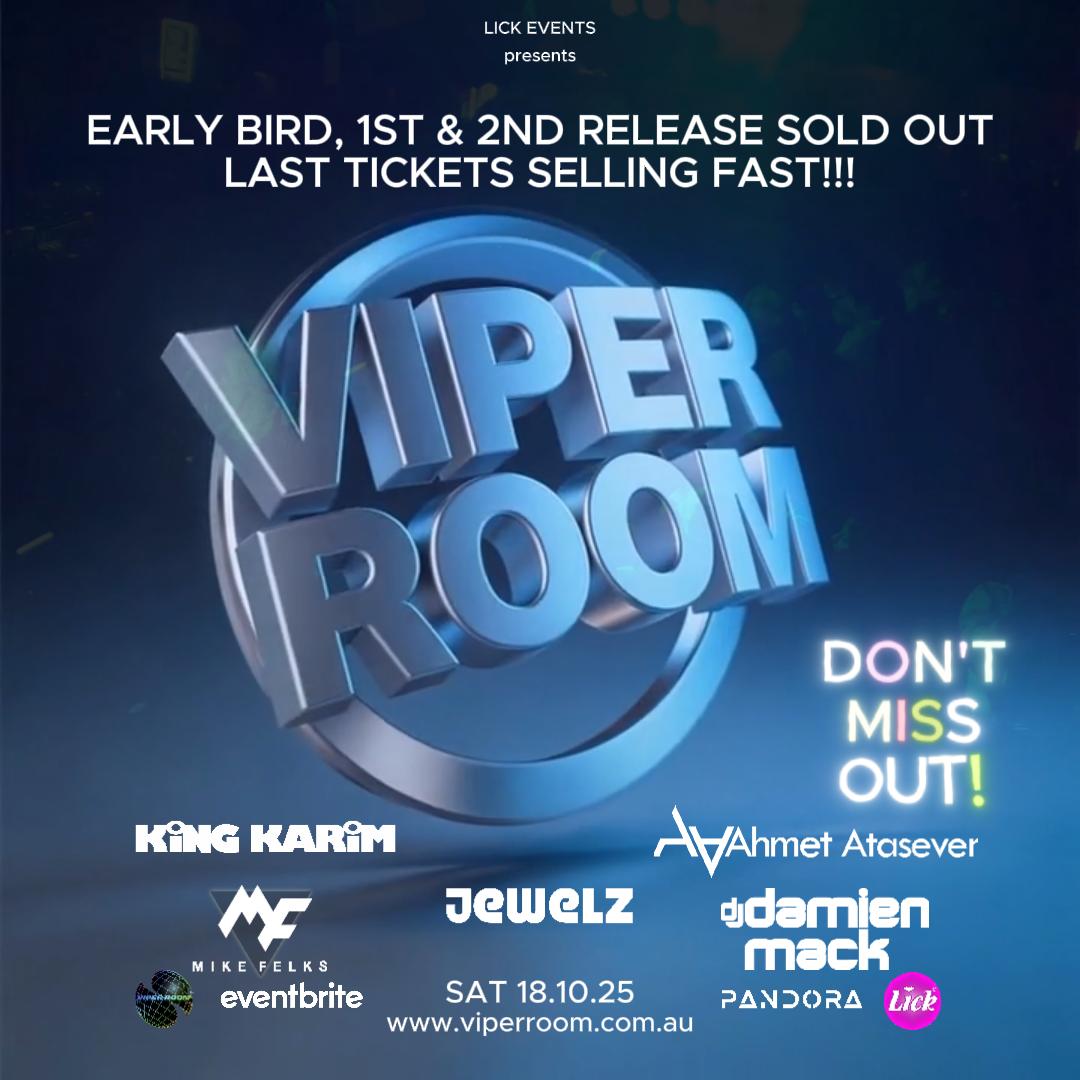 VIPER ROOM 27th Anniversary - the ultimate dance experience