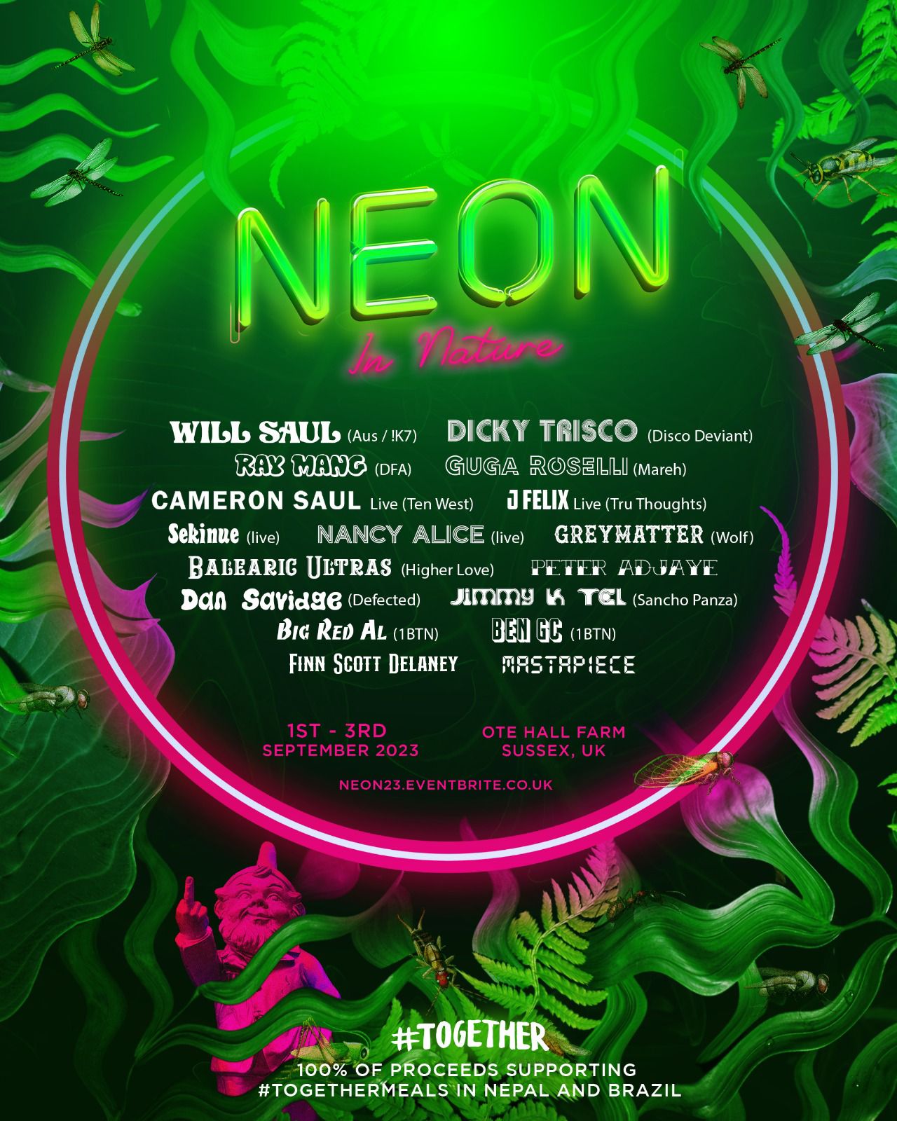 Will Saul event flyer