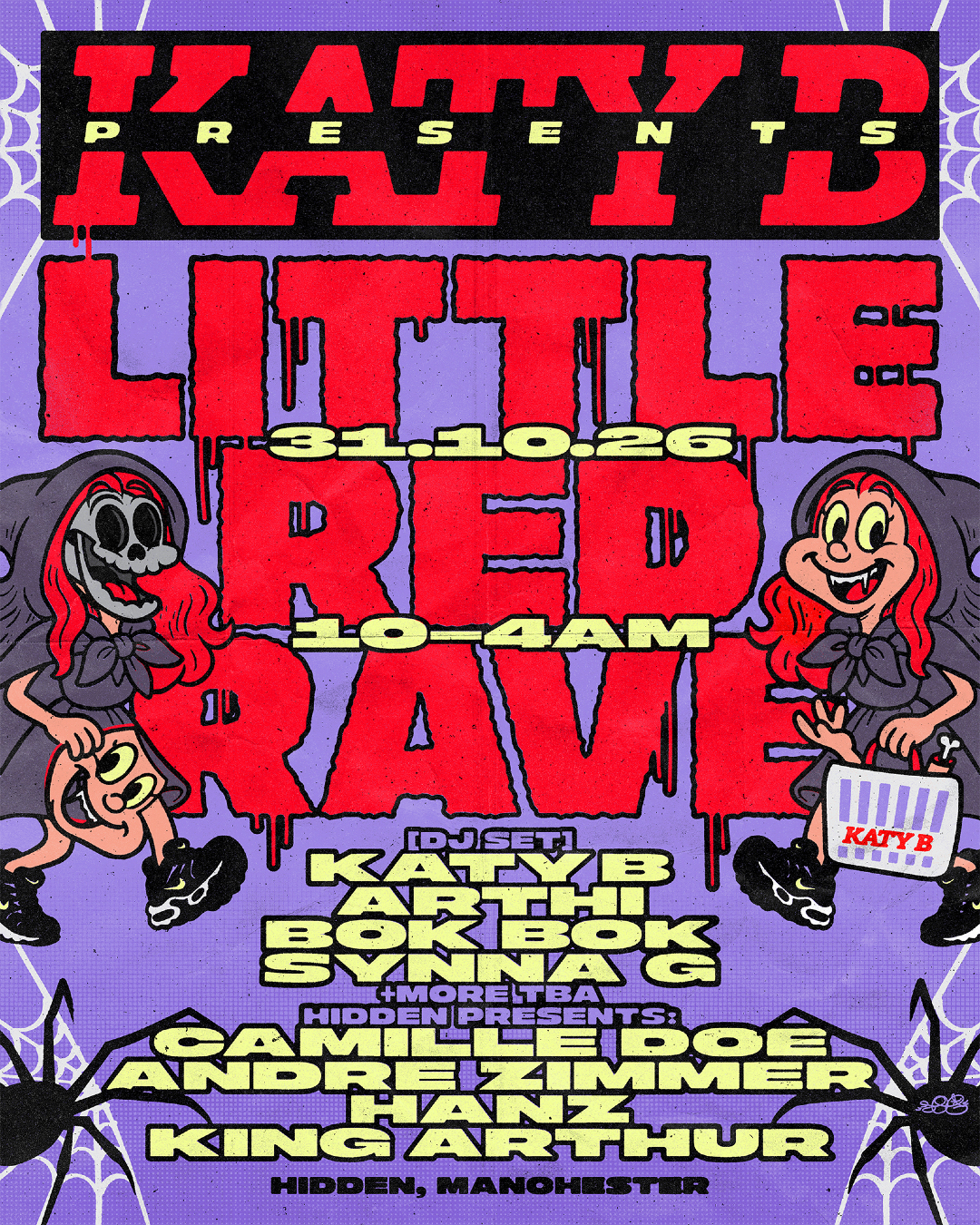 Katy B presents: Little Red Rave: Arthi, Bok Bok, Andre Zimmer