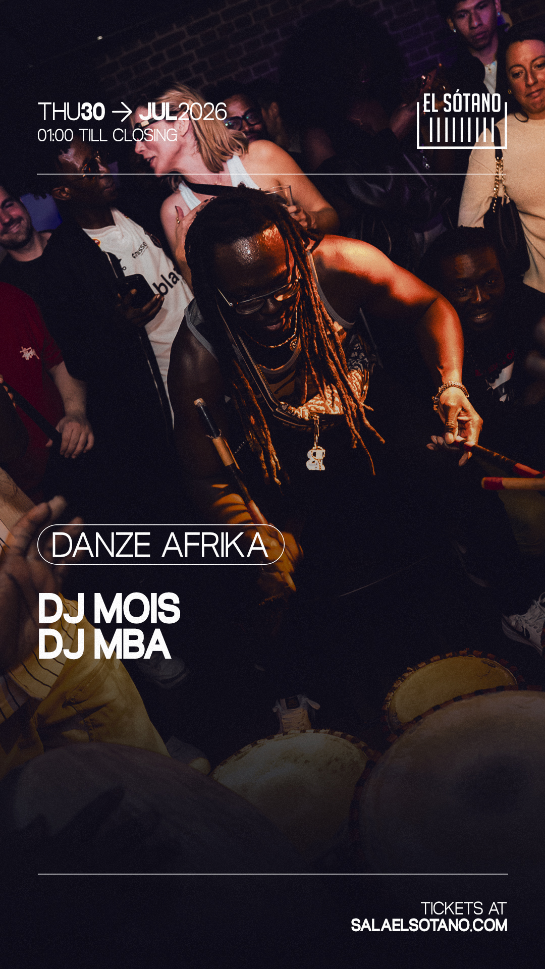 DANZE AFRIKA: DJ Mois, DJ MBA