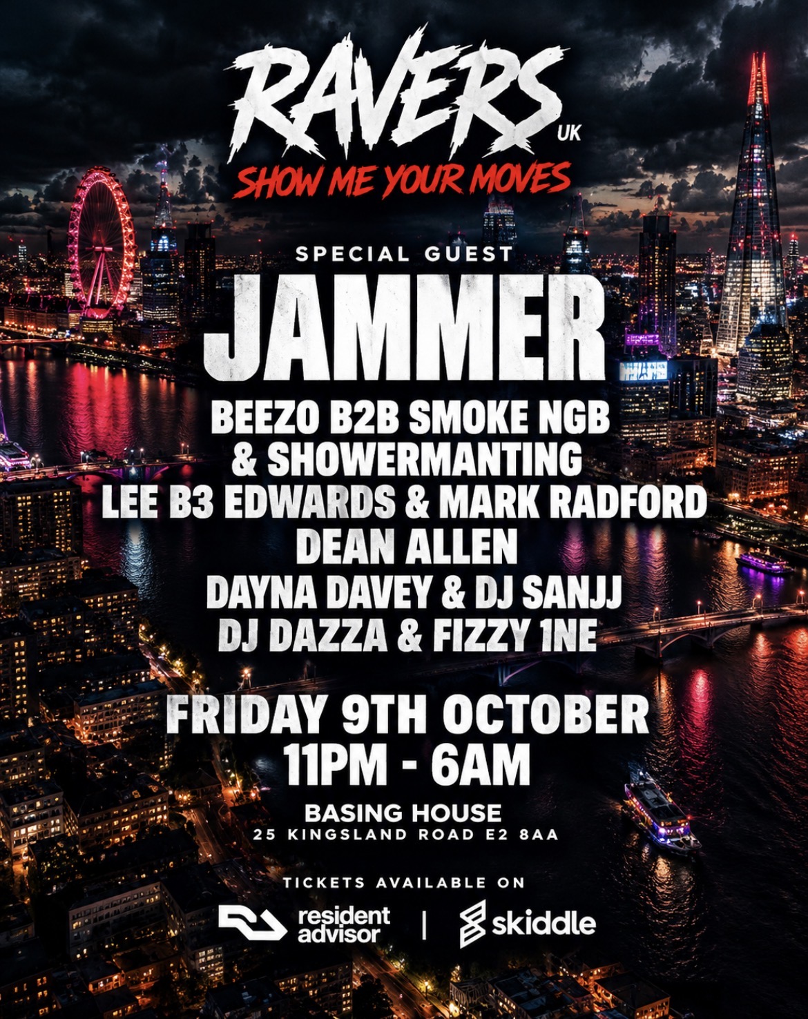 Ravers Uk x Jammer (limited capacity)