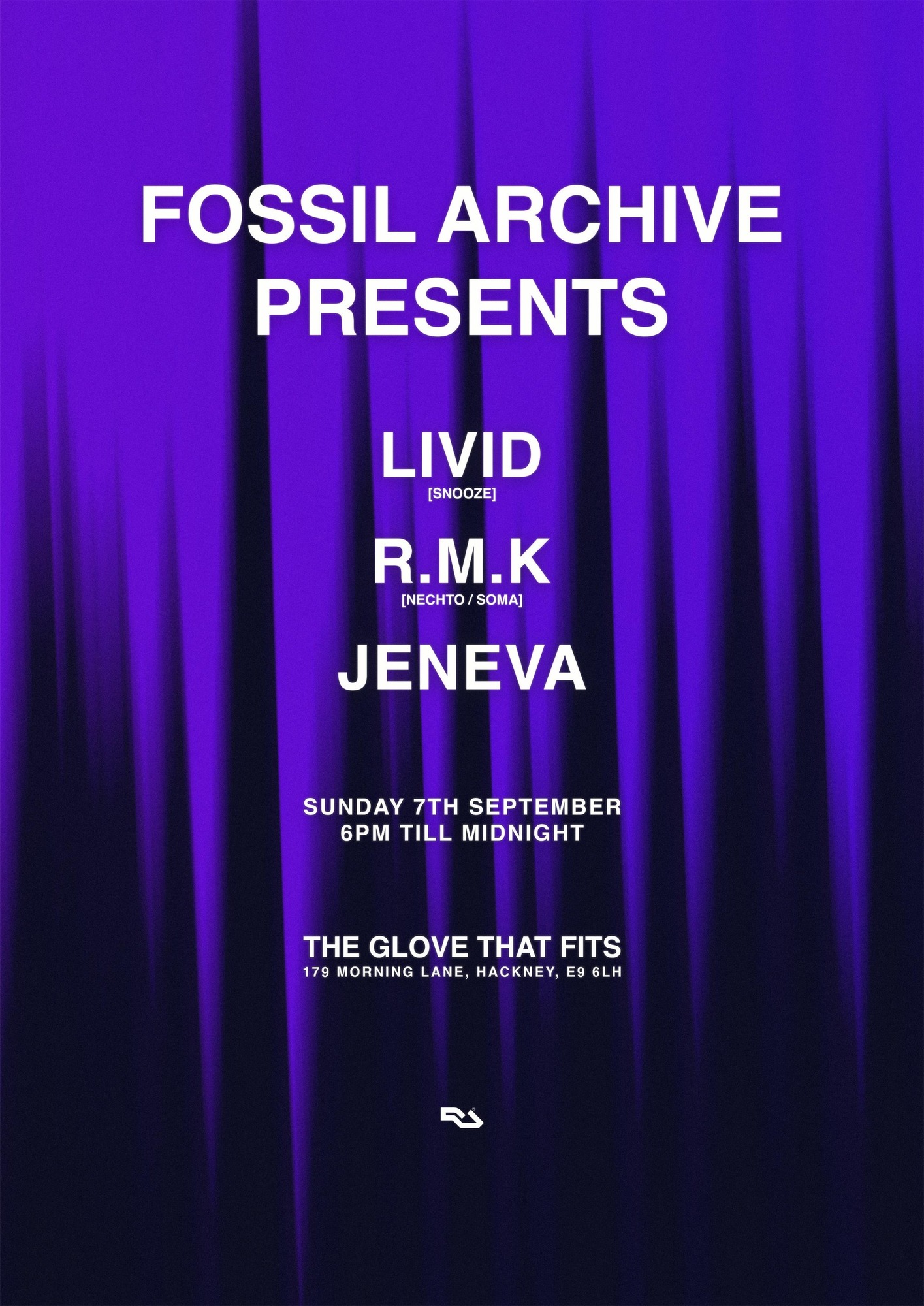 Fossil Archive presents: Livid, Jeneva, R.M.K