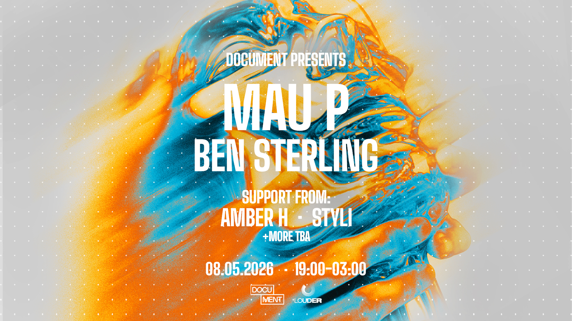Document presents: Mau P, Ben Sterling