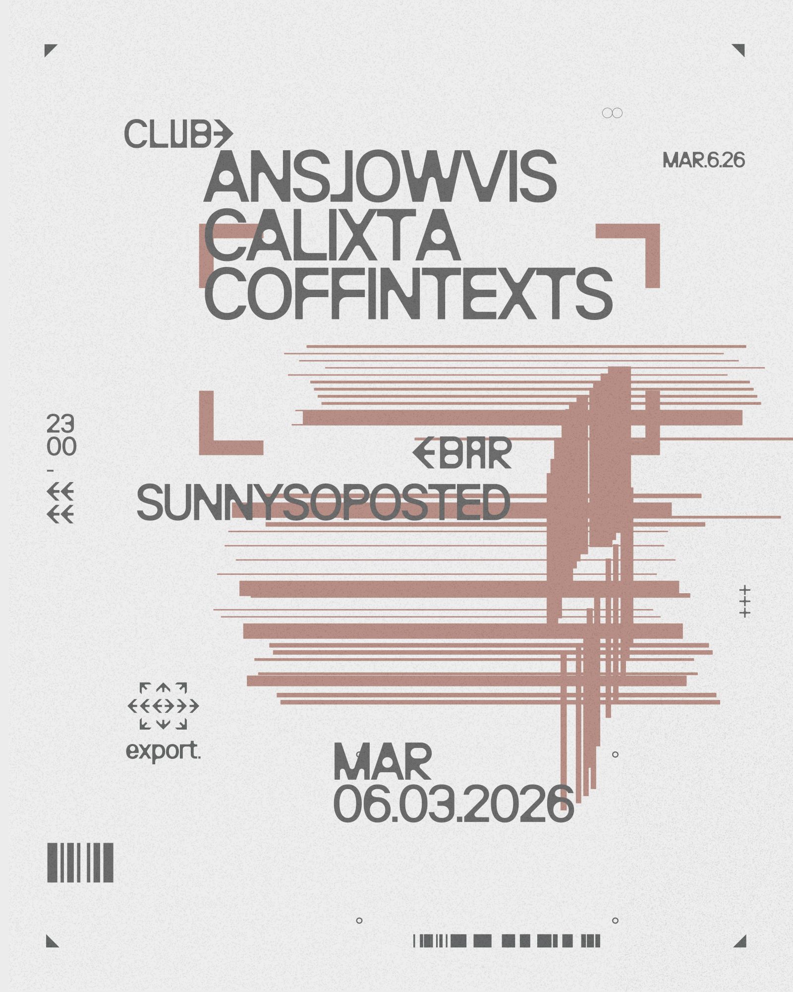 Ansjowvis, Calixta, Coffintexts