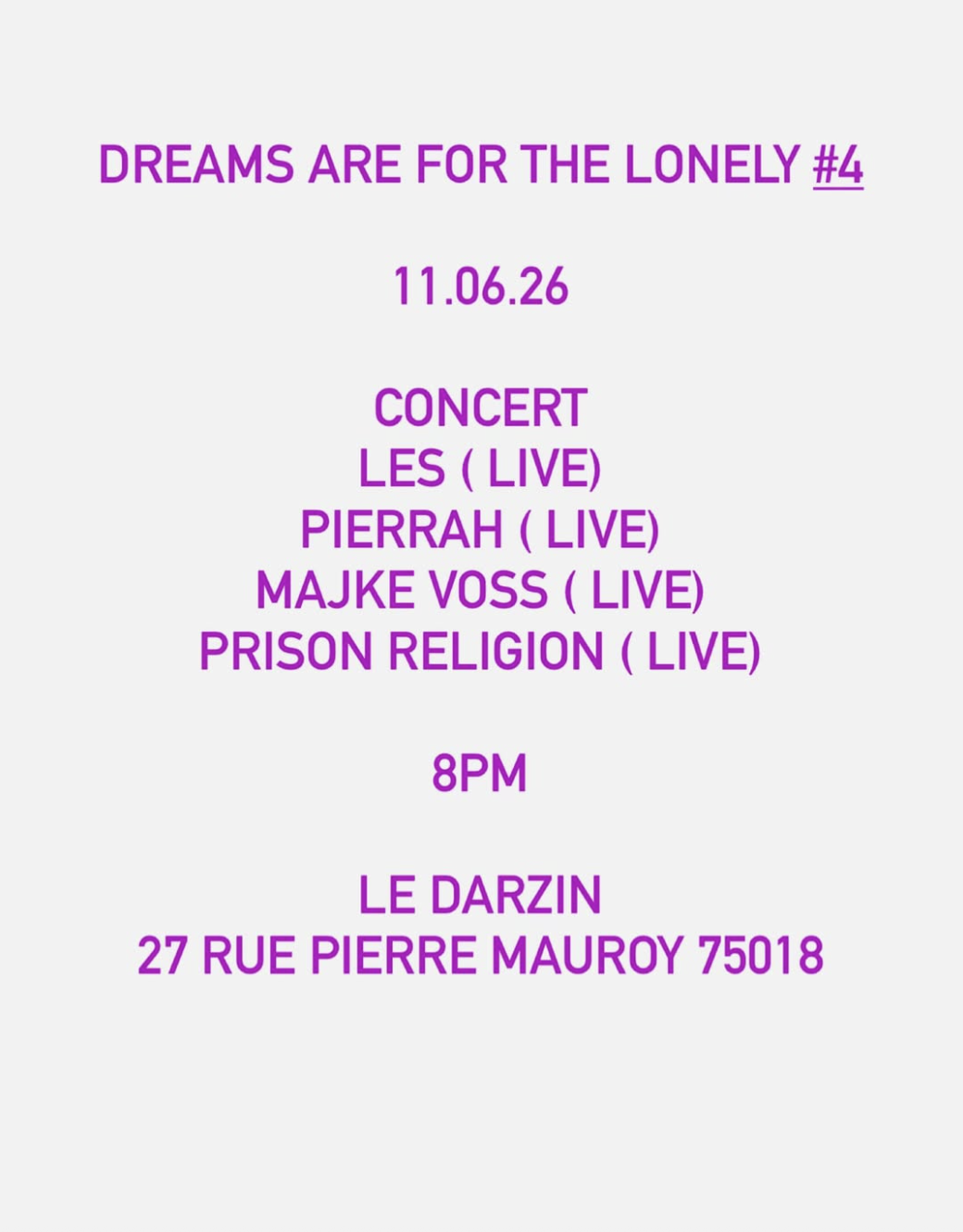 dreams are for the lonely #4