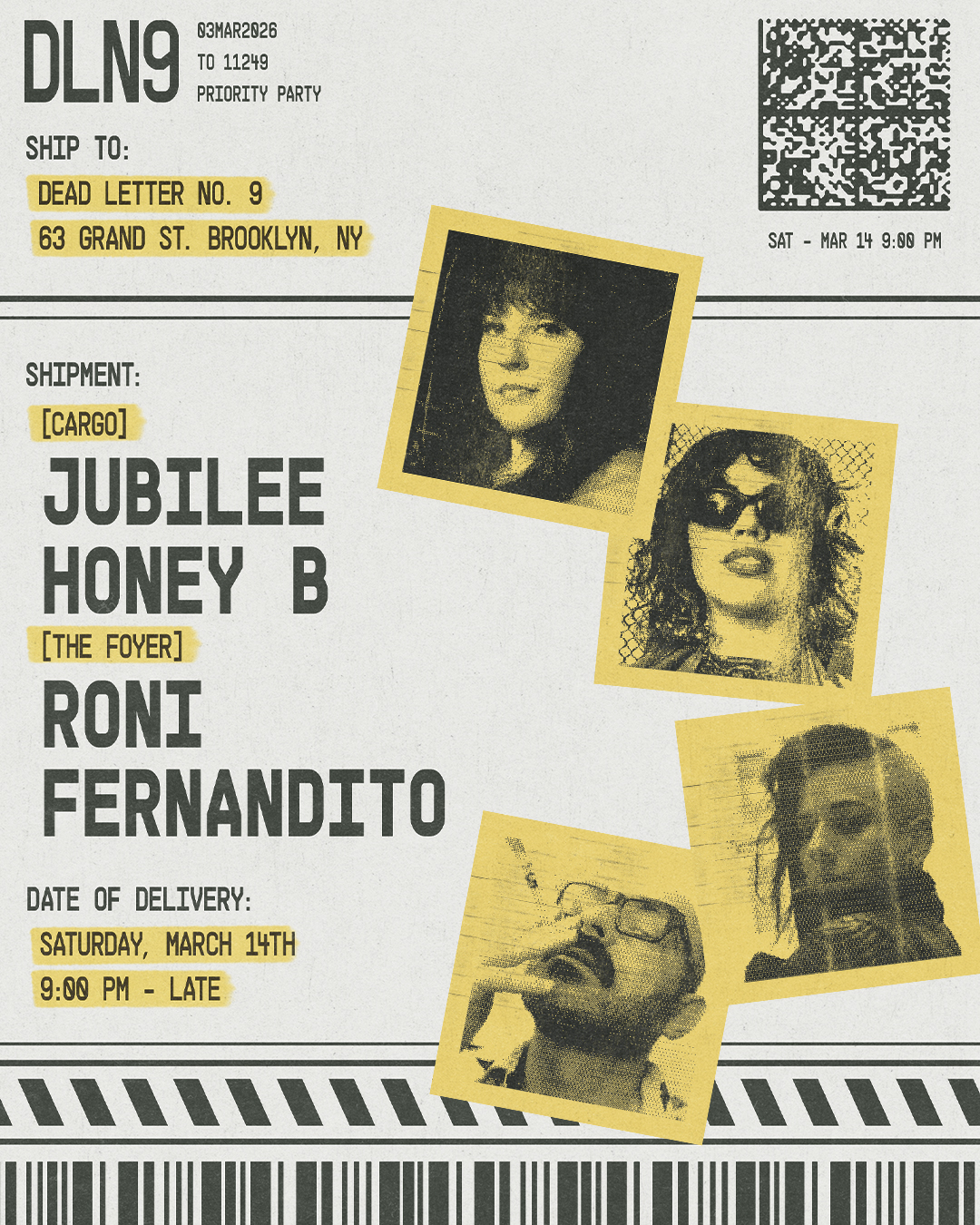 Jubilee, HONEY B, Roni, fernanDITO - Dead Letter No.9
