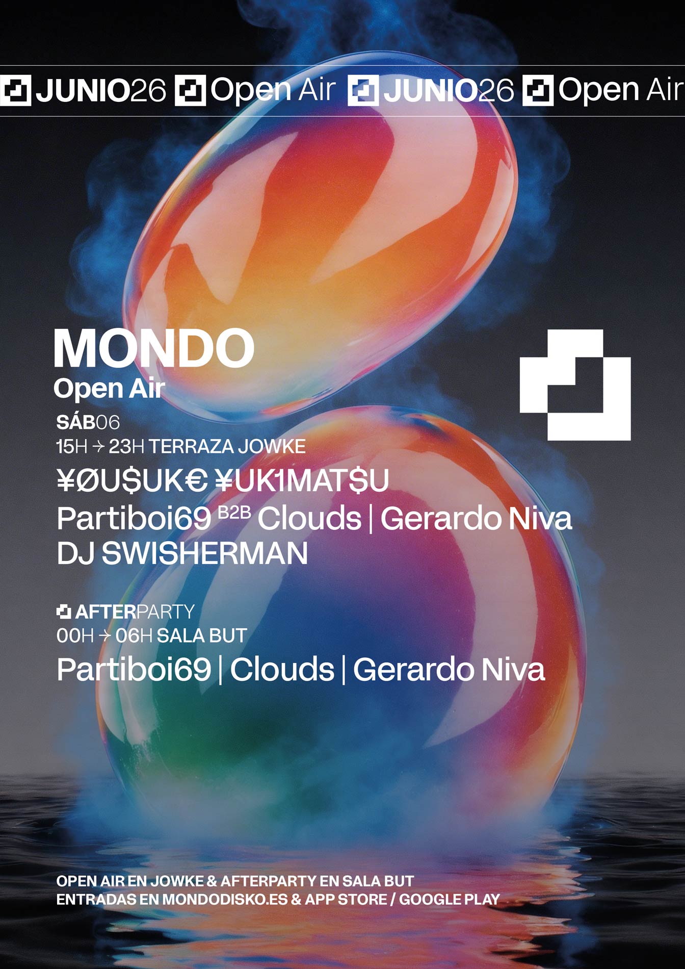 Mondo Open Air #02: ¥ØU$UK€ ¥UK1MAT$U / Partiboi69 B2B Clouds