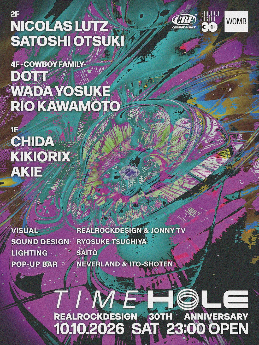 TIME HOLE -REALROCKDESIGN 30TH ANNIVERSARY- (TECHNO/HOUSE)