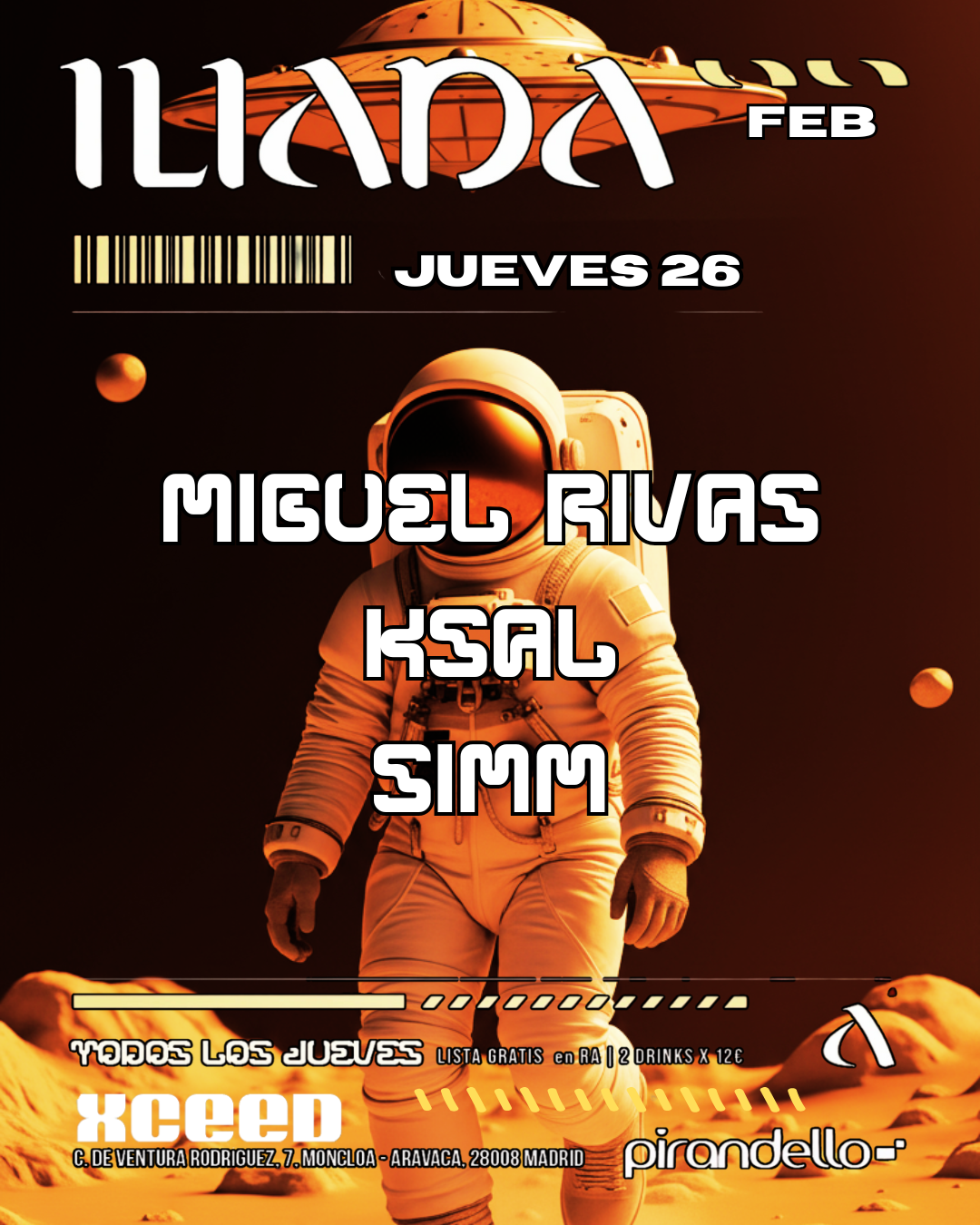ILIADA CLUB + Miguel Rivas + KSAL + SIMM