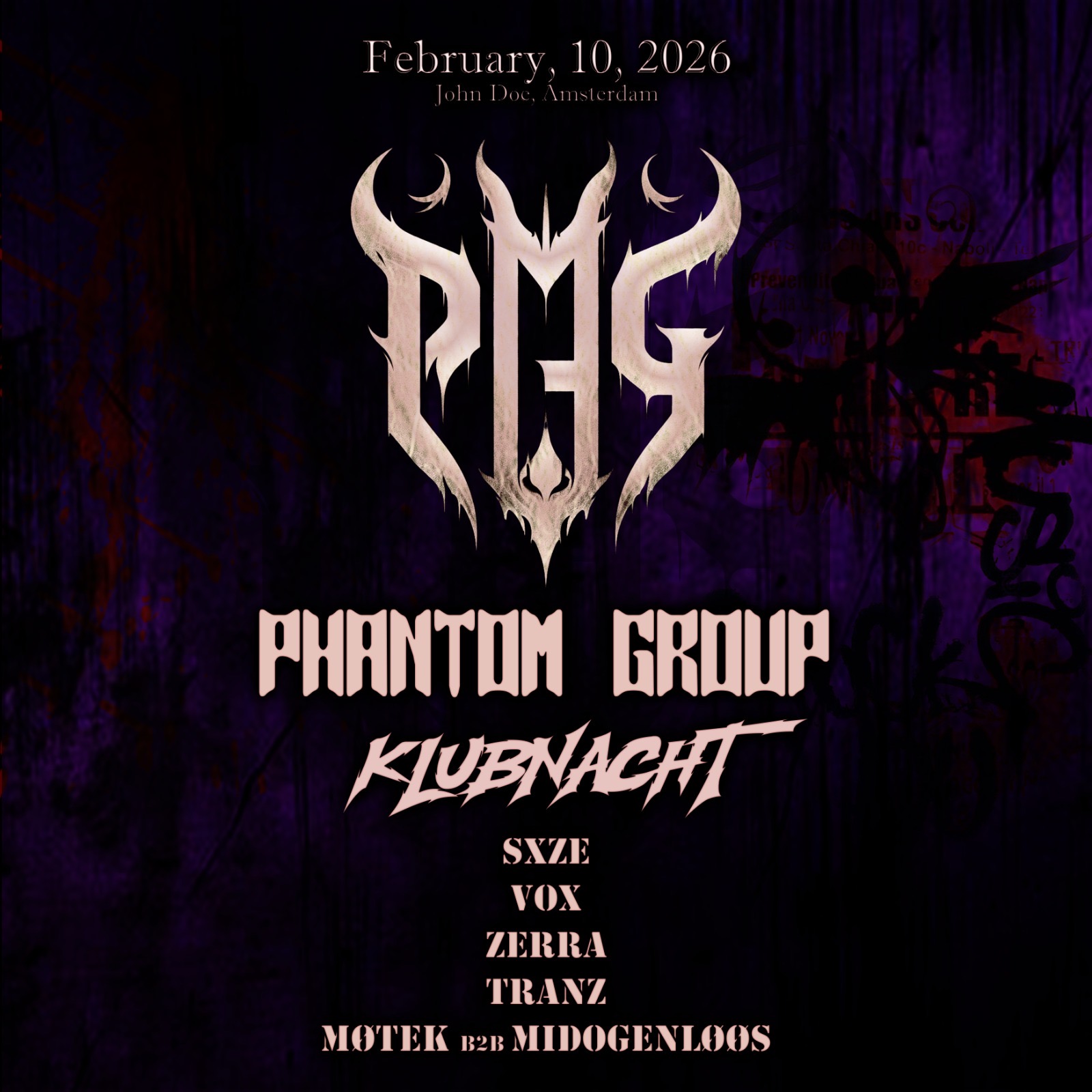 [PHANTOM GROUP] INDUSTRIAL TECHNO RAVE