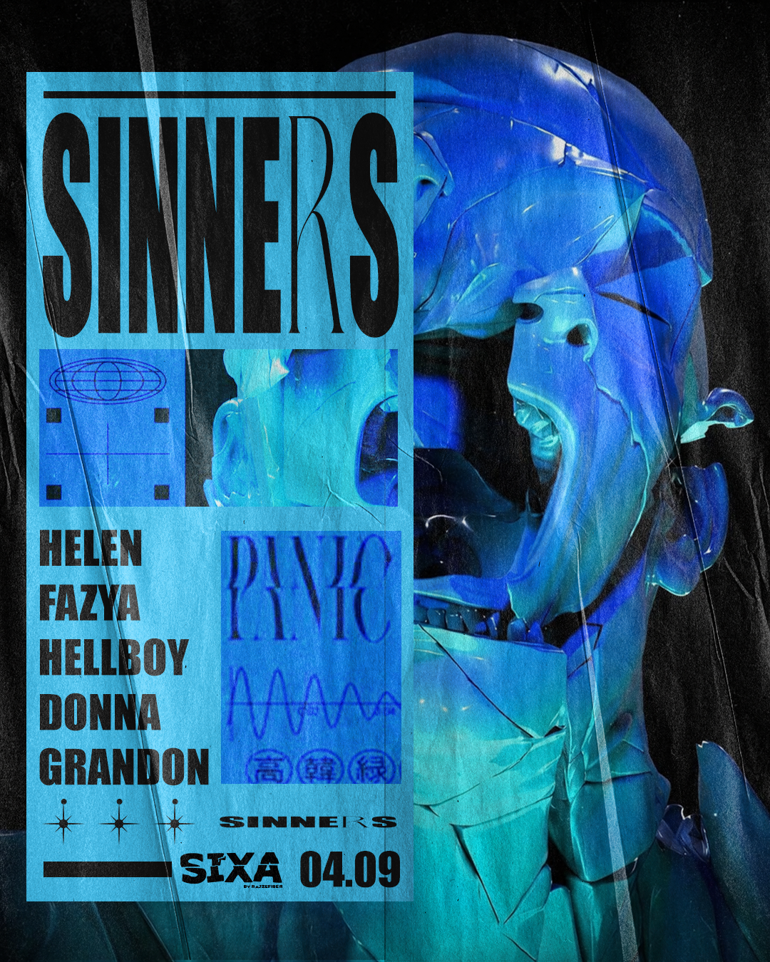 Sinners - hard techno — Sixa, Katovice