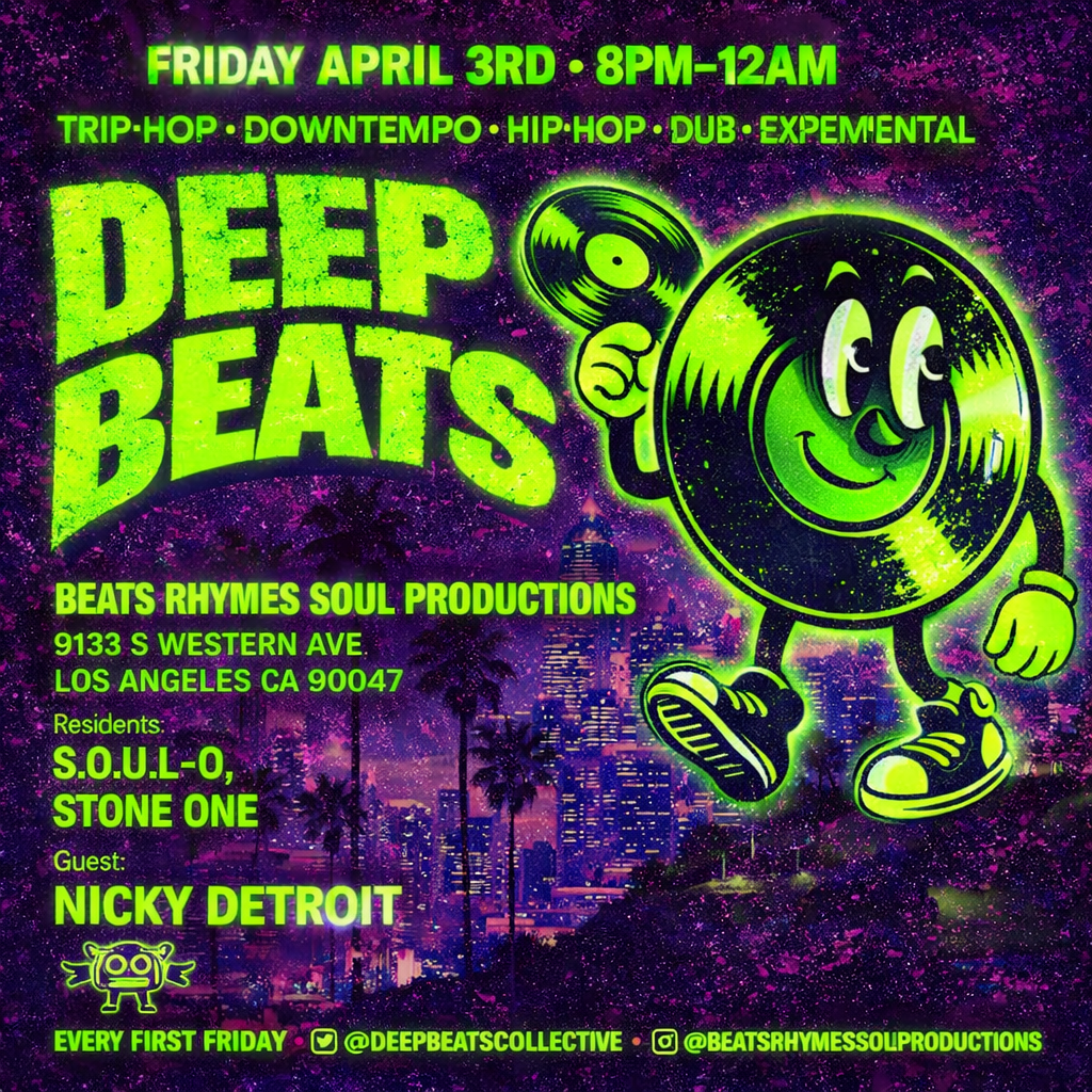 Deep Beats LIVE FIRST FRIDAYS