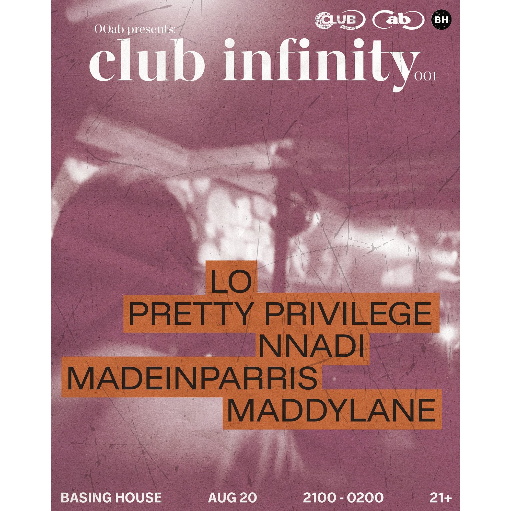 00ab presents: CLUB INFINITY 001 - Basing House
