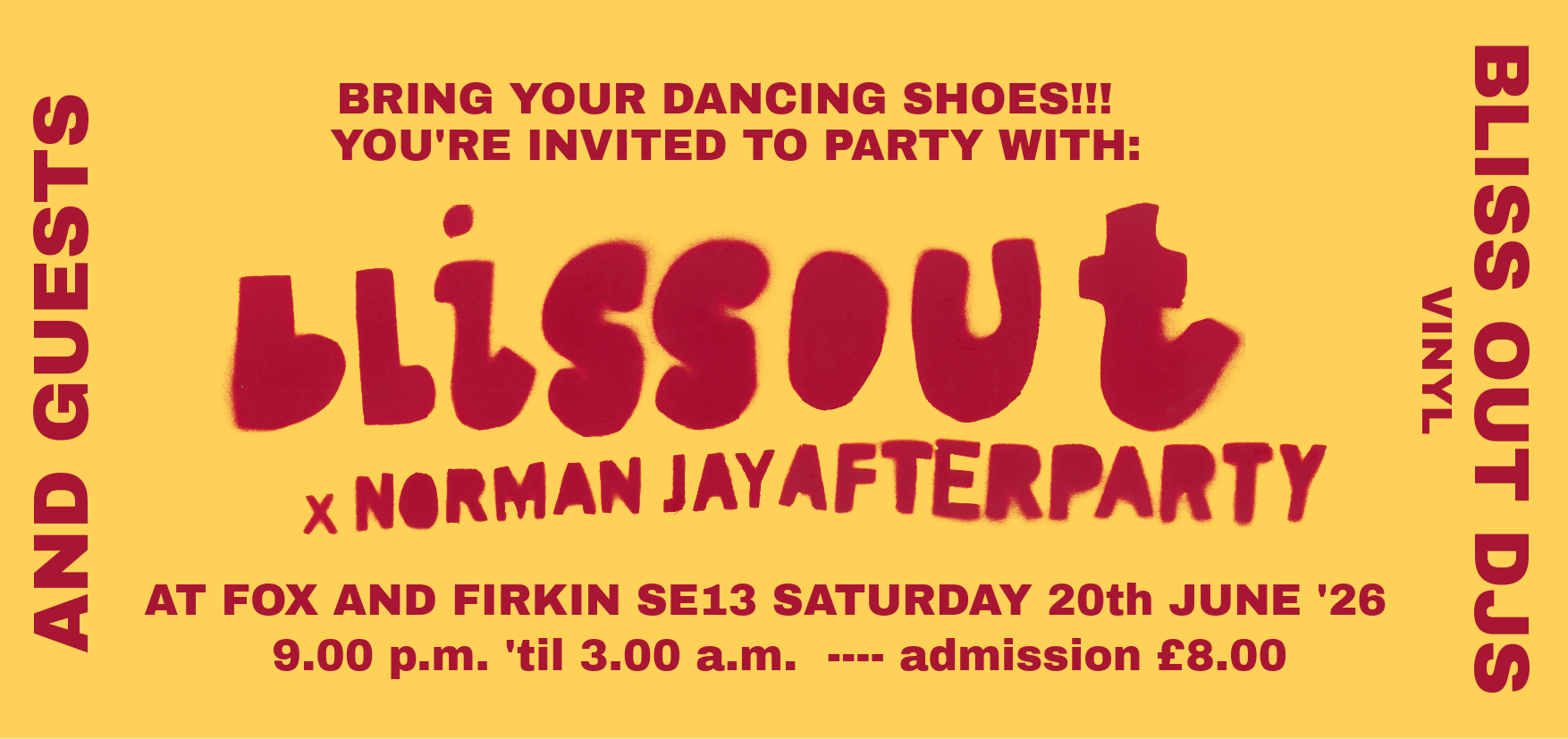Bliss Out x Norman Jay Afterparty