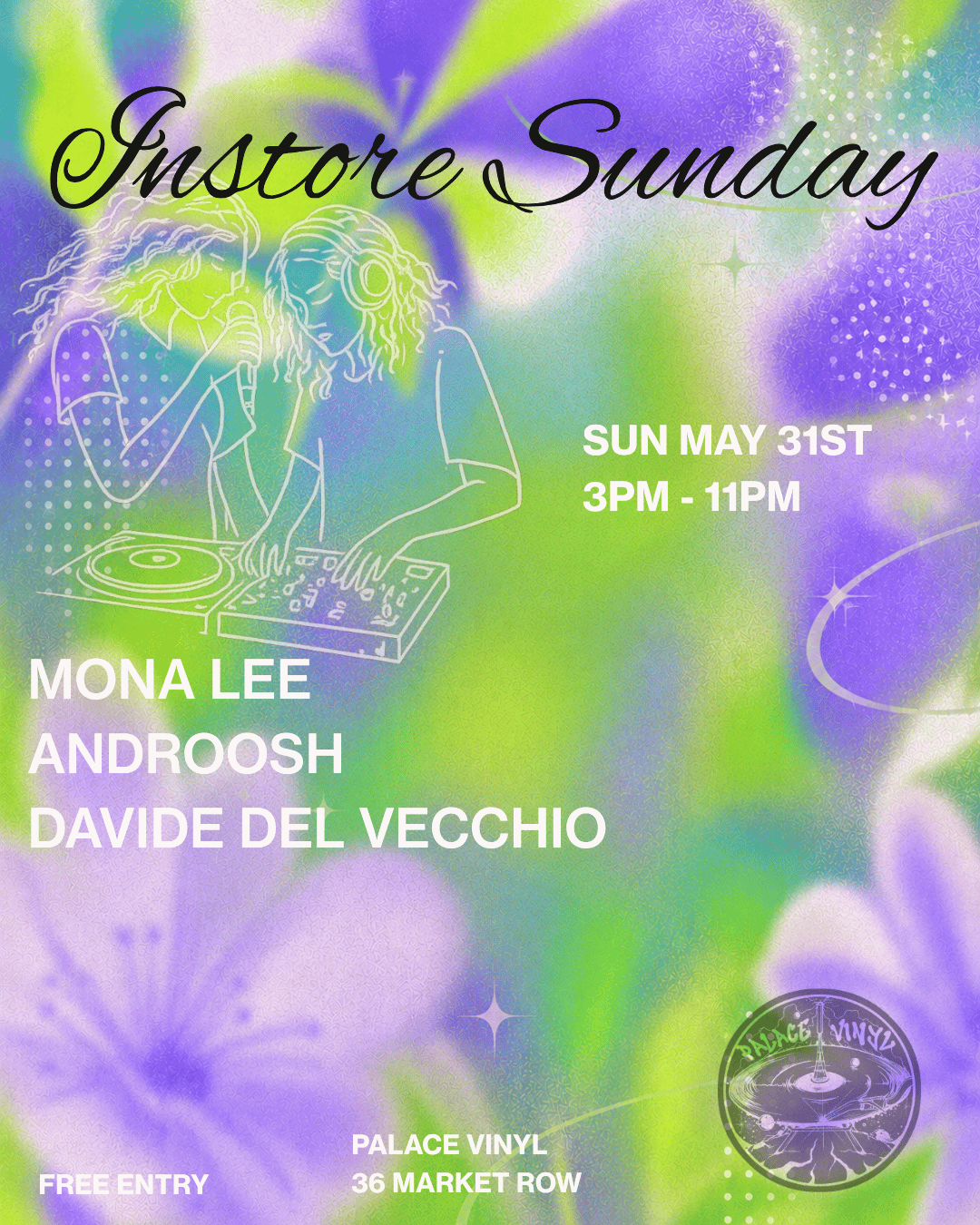 Instore Sunday at Palace Vinyl