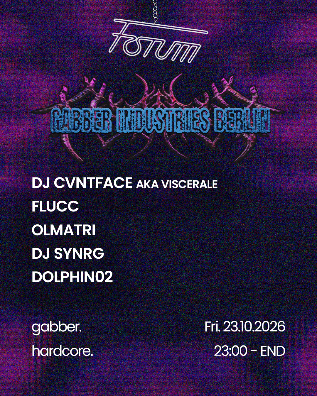 Forum Klub X Gabber Industries Berlin