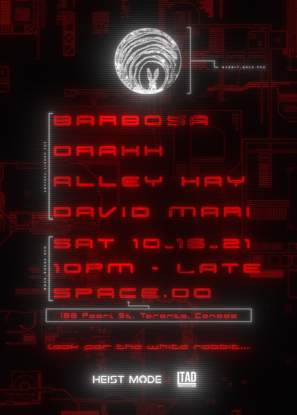 White Rabbit flyer