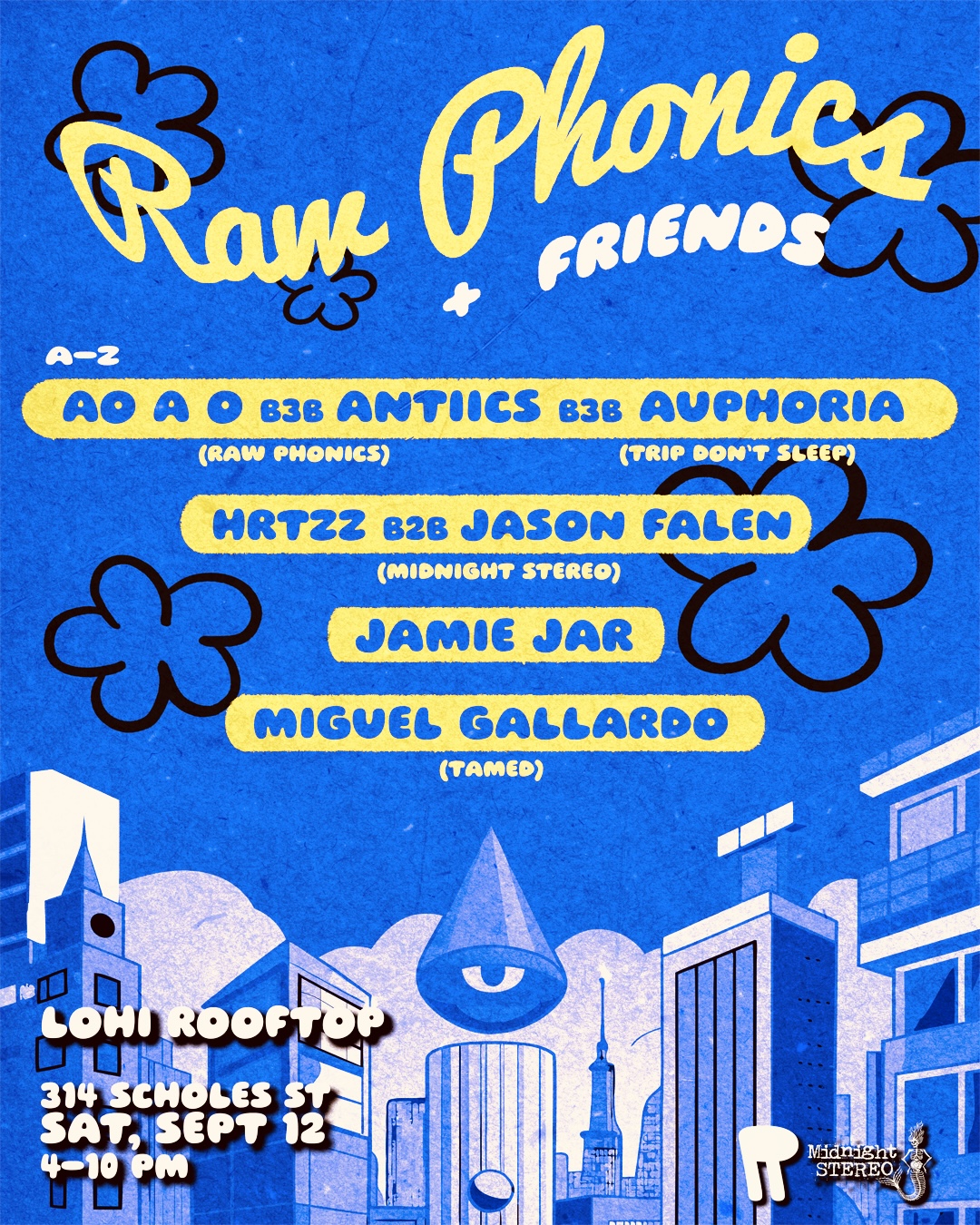 Raw Phonics + Friends: AO A O B3B Antiics B3B Auphoria, JAMIE JAR, MIGUEL GALLARDO & MORE