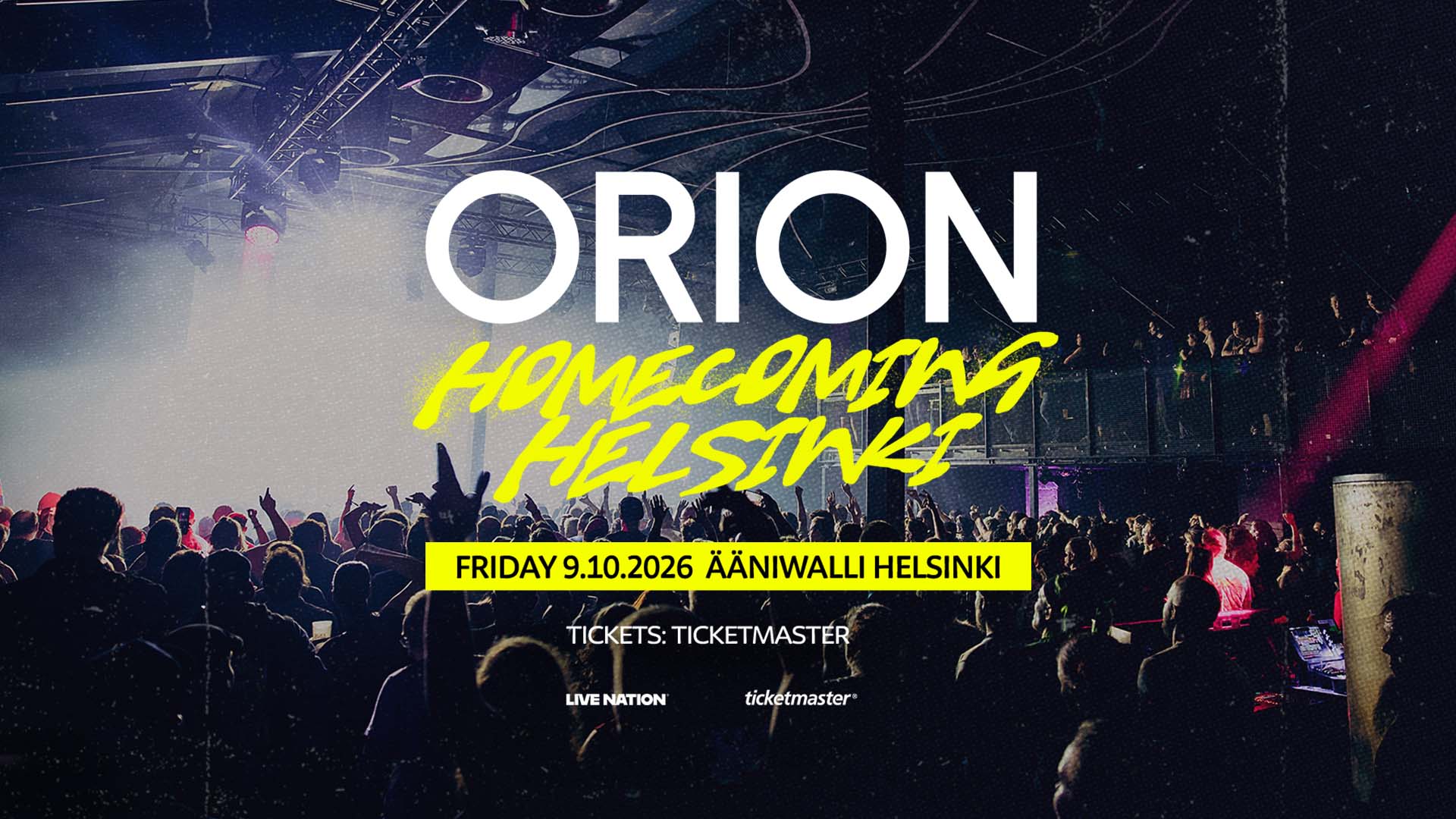 DJ Orion: Homecoming Helsinki