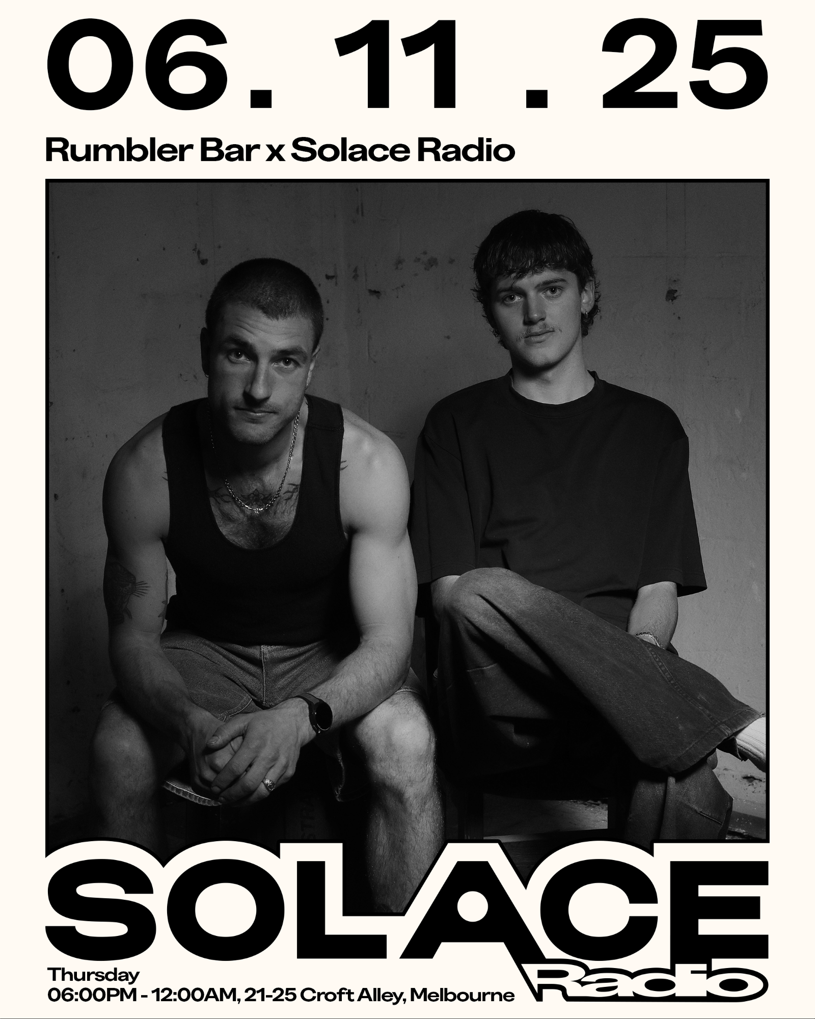Rumber Bar x Solace Radio W/ Tommy Sharp & Drew