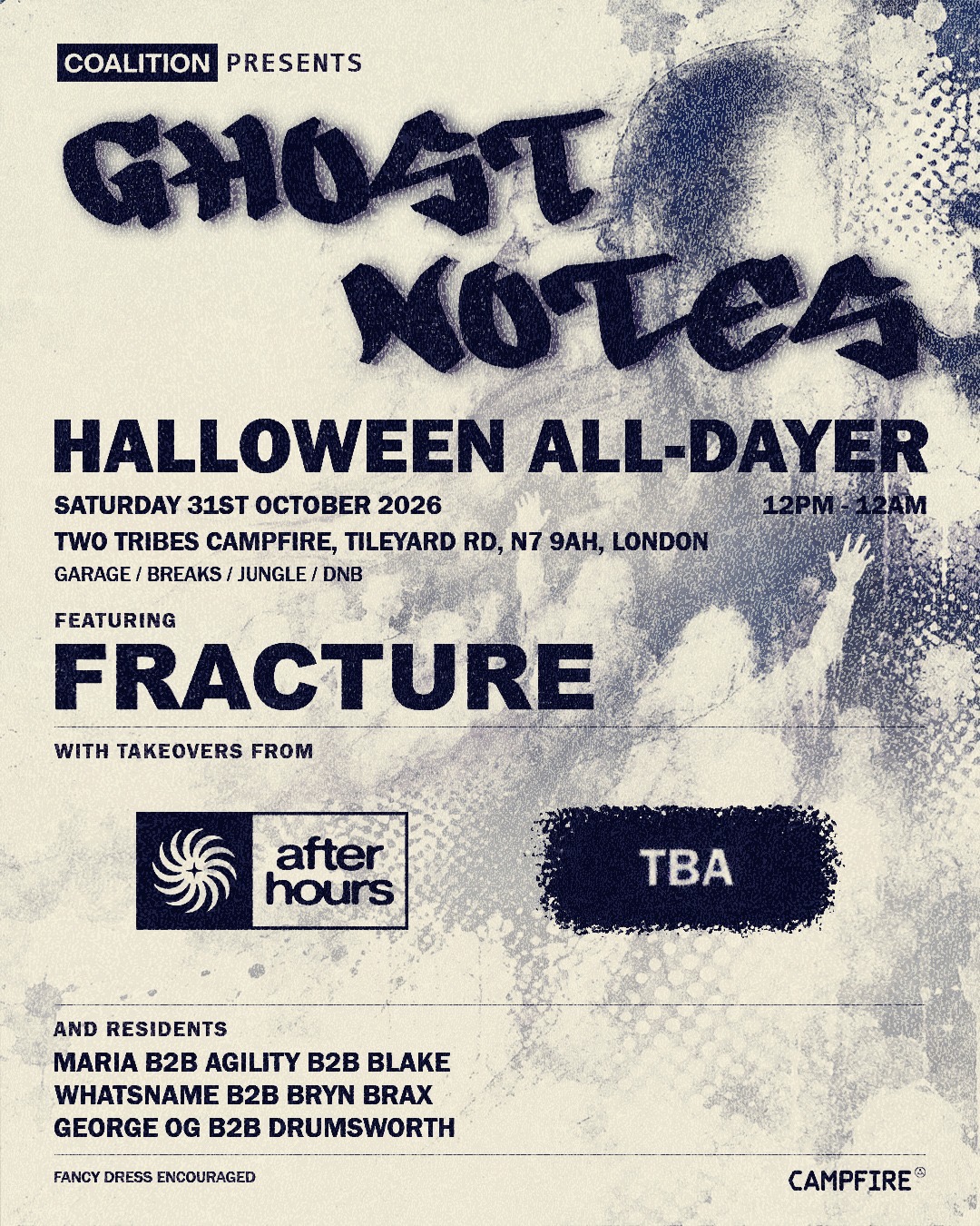 Ghost Notes - Halloween All-Dayer - Coalition x After Hours x TBA
