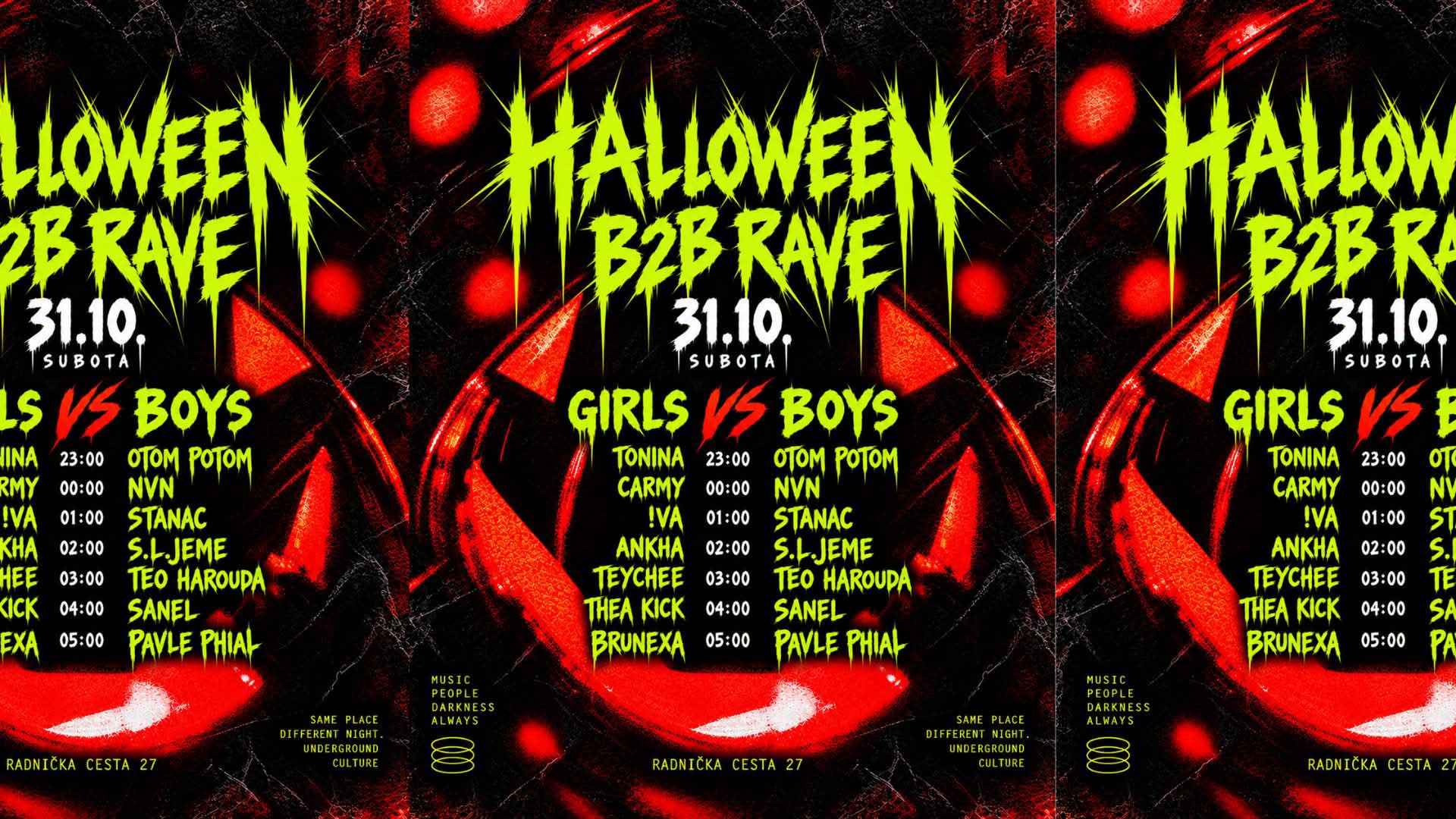 HALLOWEEN B2B RAVE