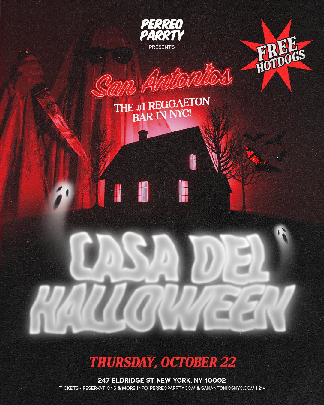Casa del Halloween - Reggaeton Party Cocktail Bar