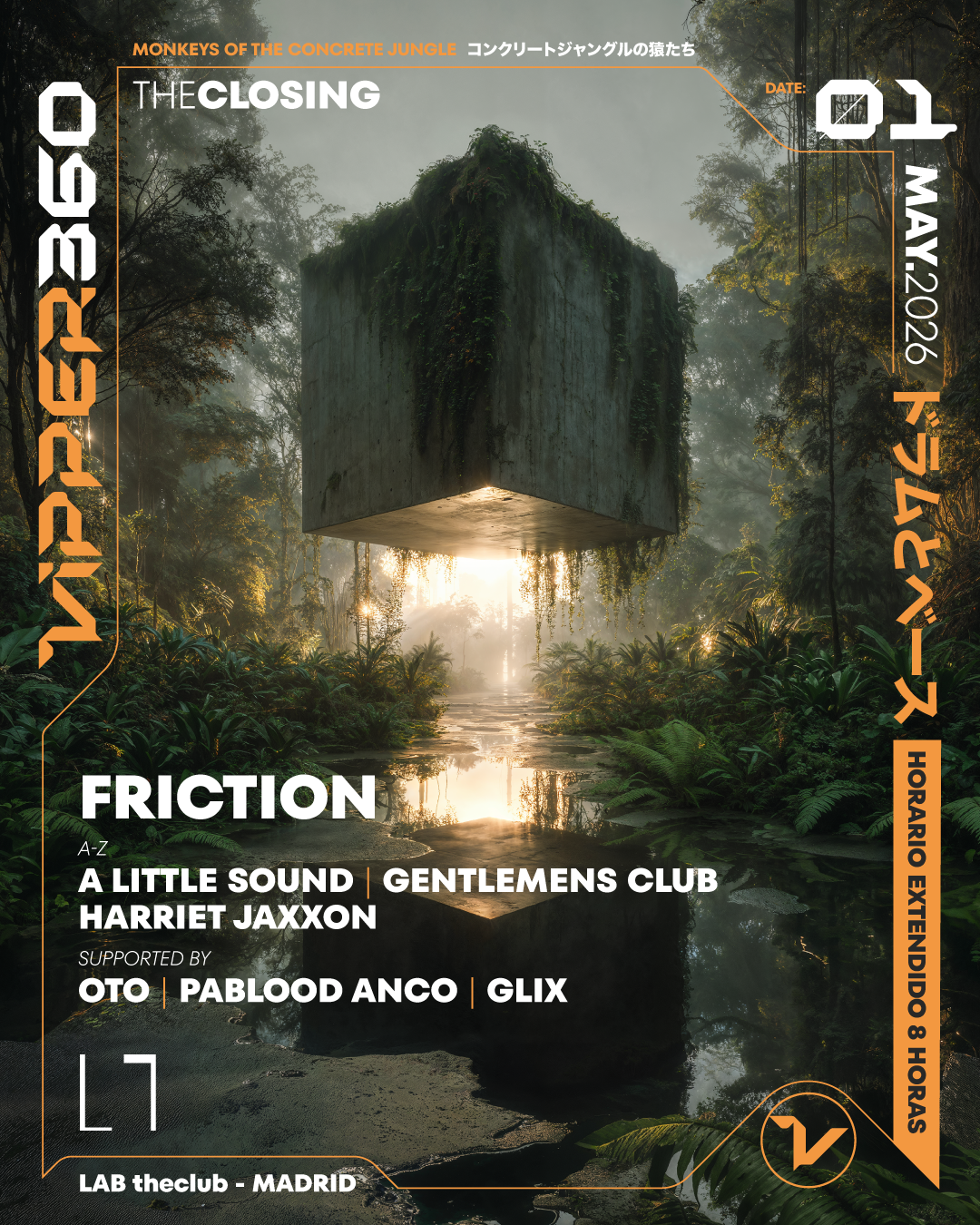Vipper360 Club [THE CLOSING] w/ Friction, A Little Sound, Harriet Jaxxon, GENTLEMEN'S CLUB