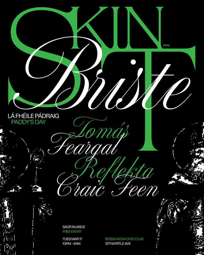 Skint Paddy's Day: TOMÁS, Feargal, Reflekta, Craic Feen