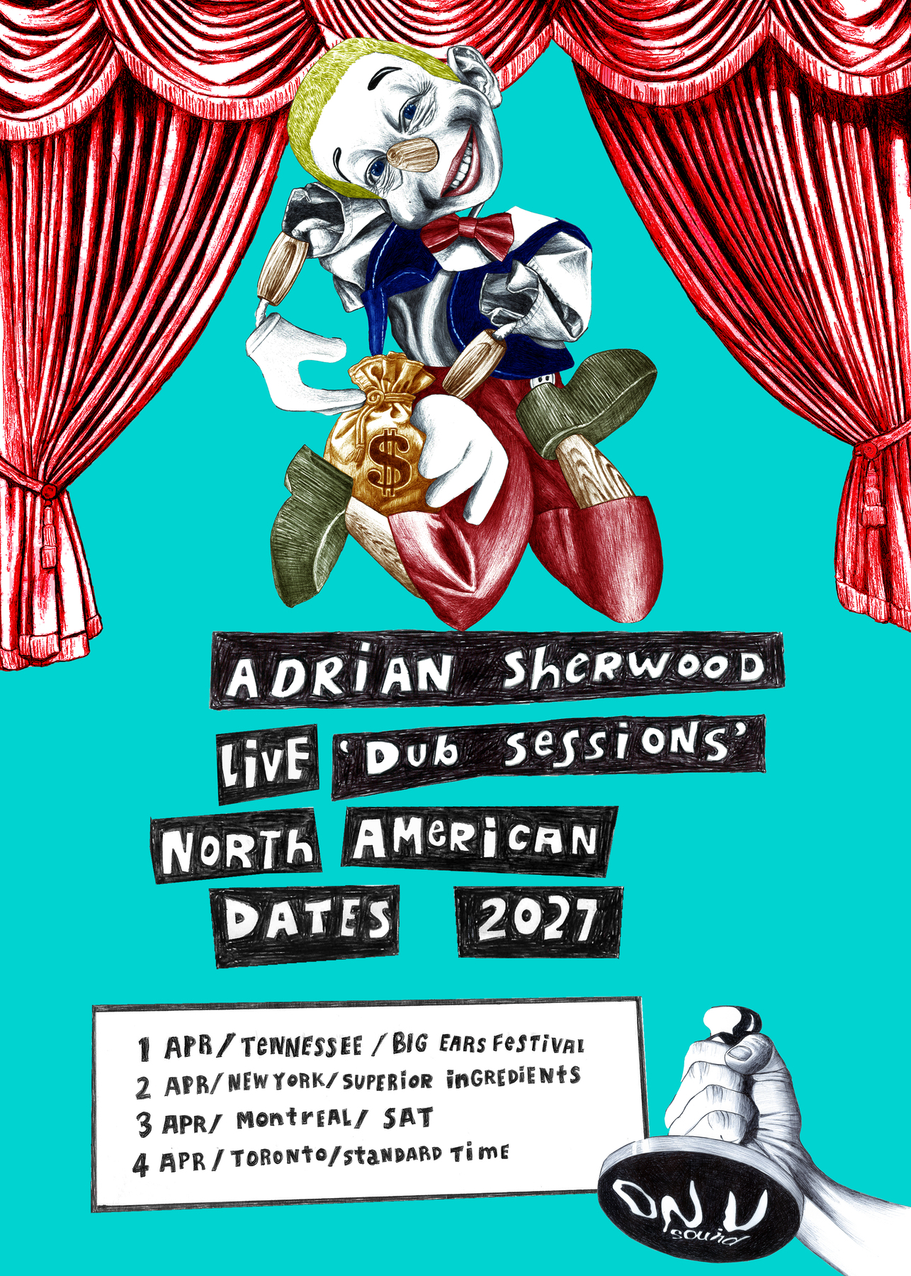 Adrian Sherwood (On-U Sound) Live Dub Sessions Tour + Special Guests